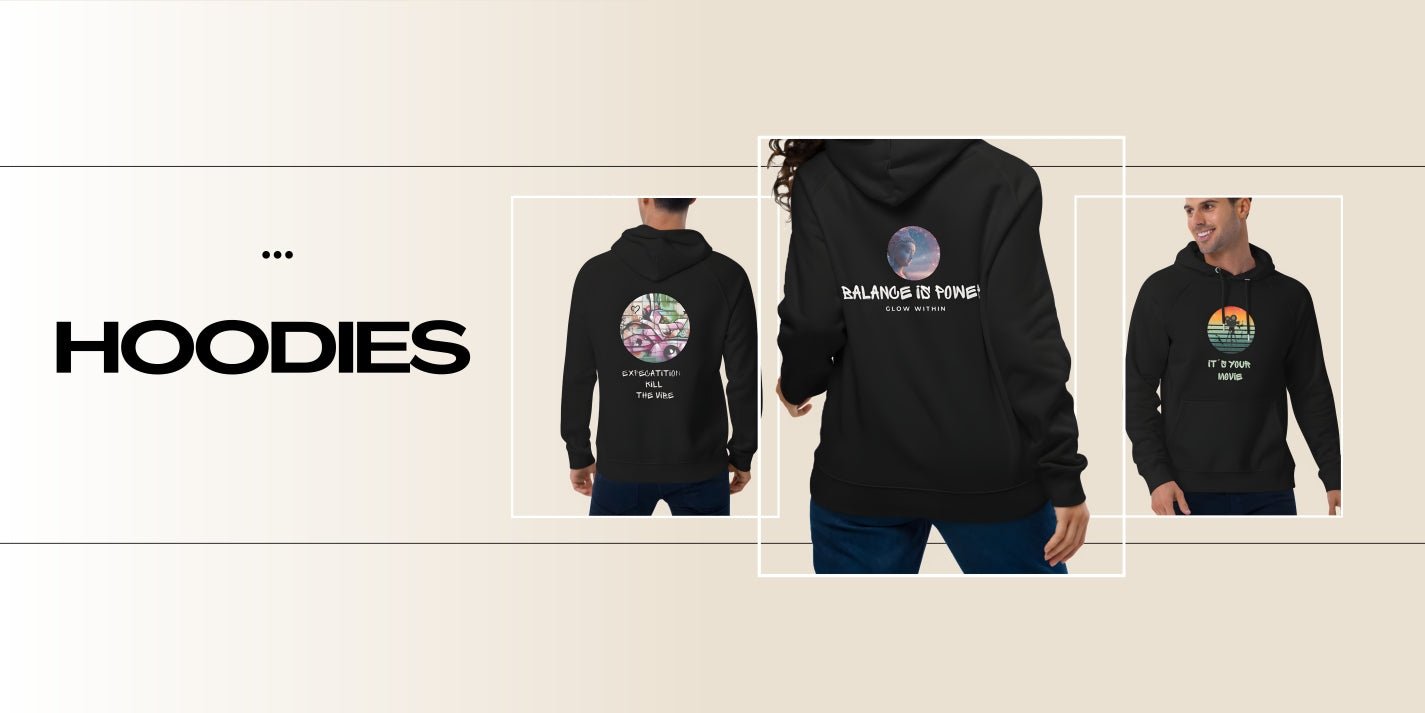 Bio Raglan Hoodies - Cooroi