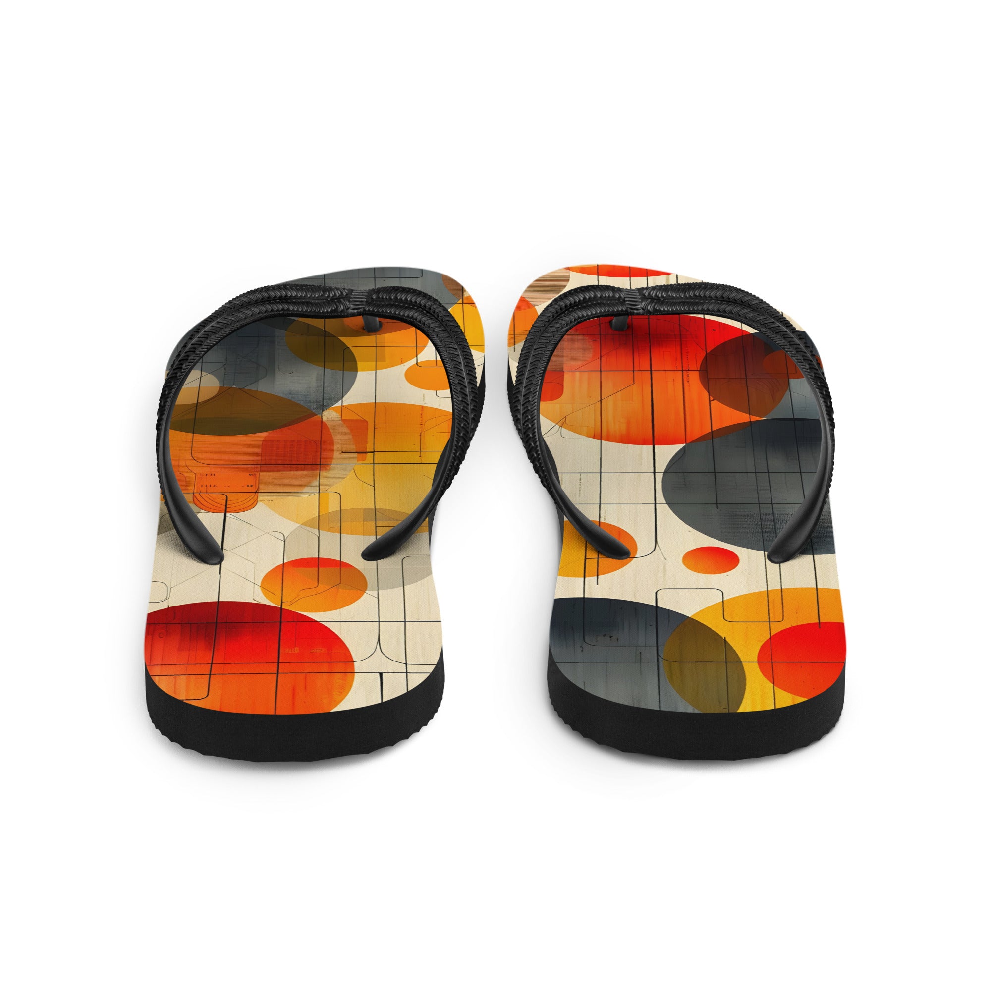 Flip - Flops Kreise - Bunt, Bequem & Perfekt für Sommer & Strand - Cooroi