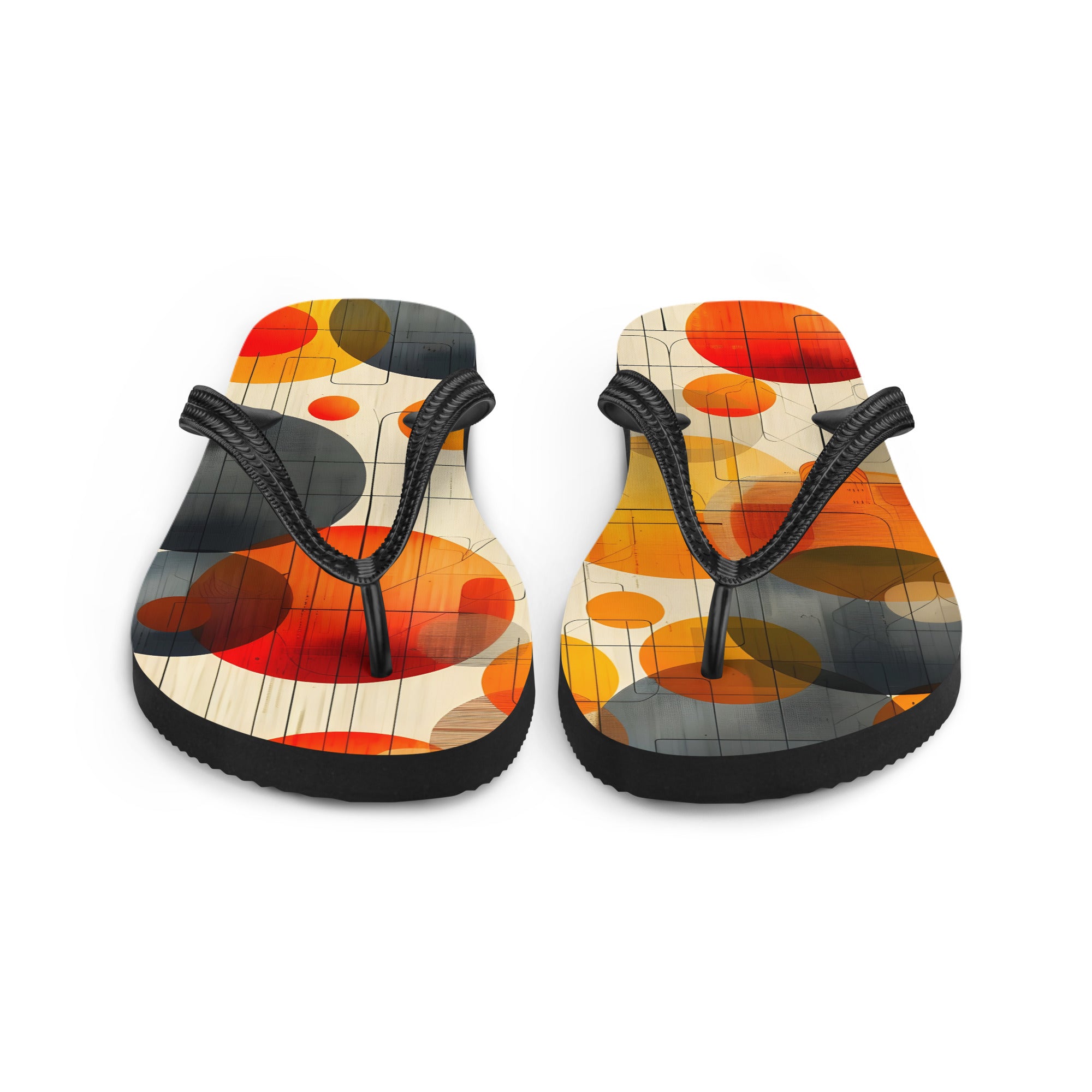 Flip - Flops Kreise - Bunt, Bequem & Perfekt für Sommer & Strand - Cooroi