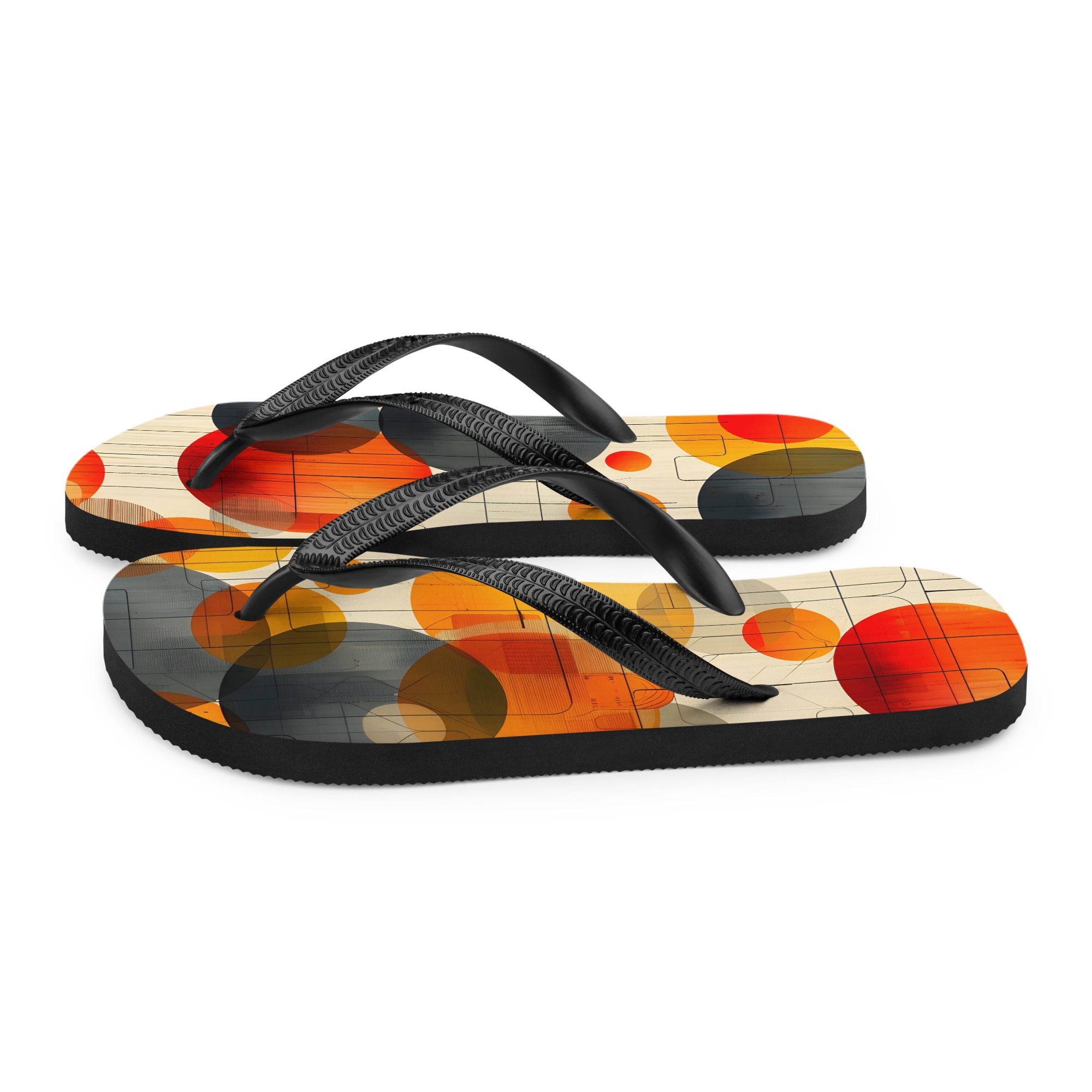 Flip - Flops Kreise - Bunt, Bequem & Perfekt für Sommer & Strand - Cooroi