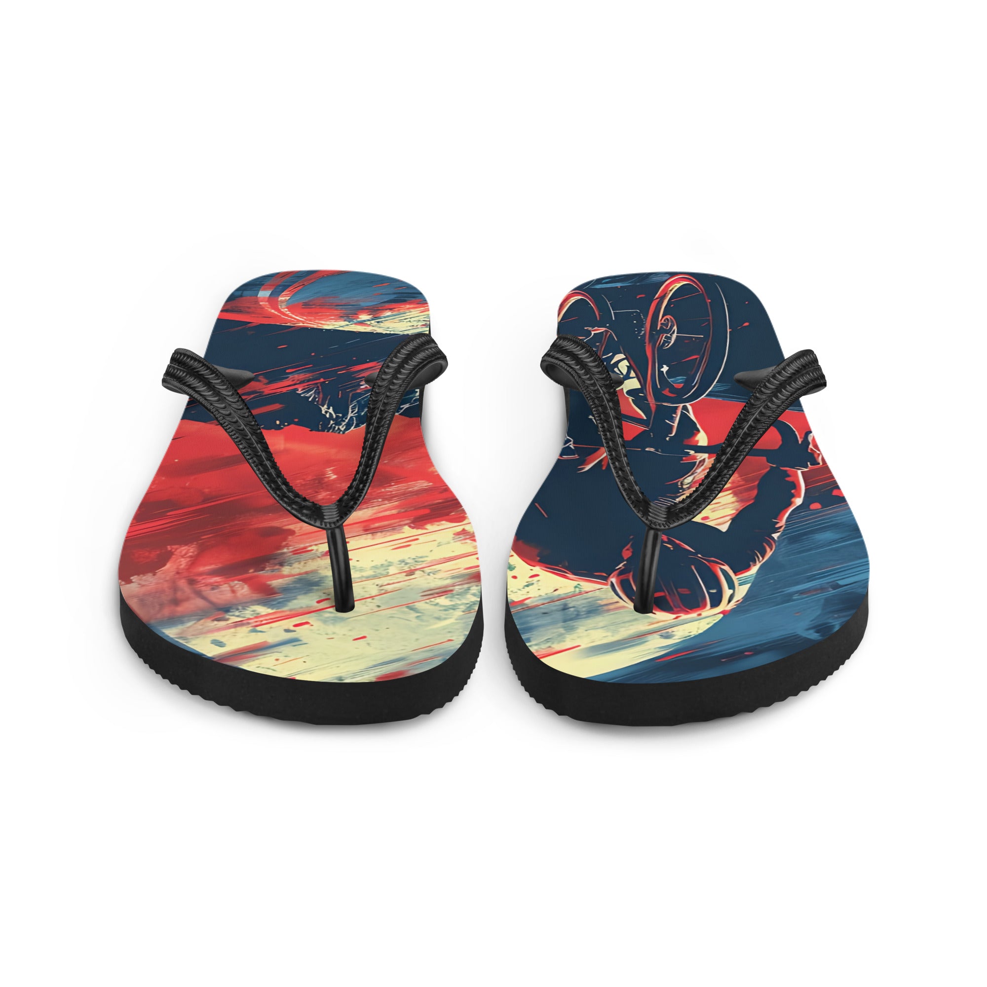 Flip - Flops Radfahrer - Bunt, Bequem & Perfekt für Sommer & Strand - Cooroi