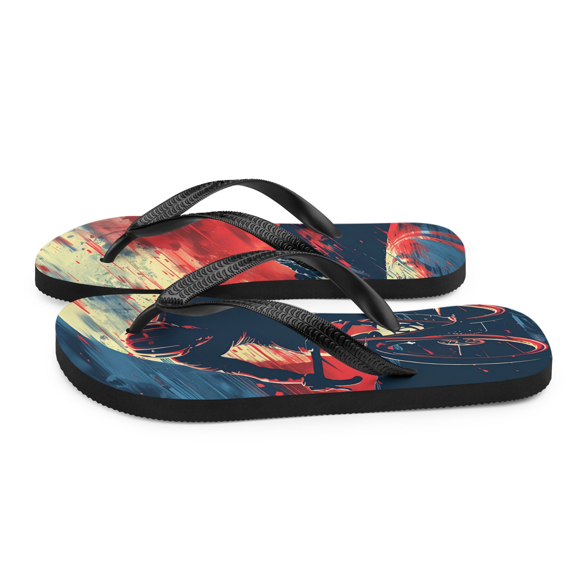 Flip - Flops Radfahrer - Bunt, Bequem & Perfekt für Sommer & Strand - Cooroi