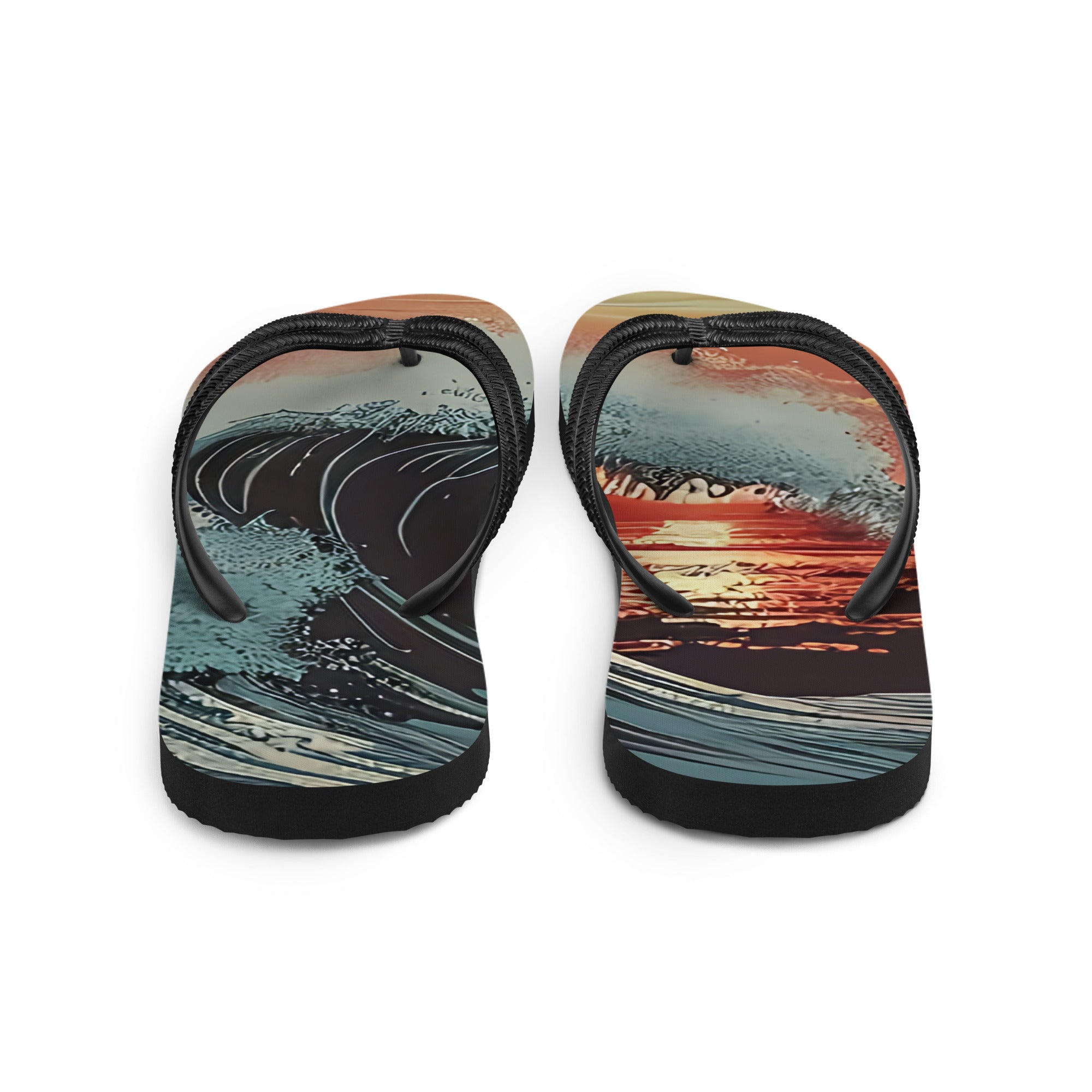 Flip - Flops Welle - Bunt, Bequem & Perfekt für Sommer & Strand - Cooroi