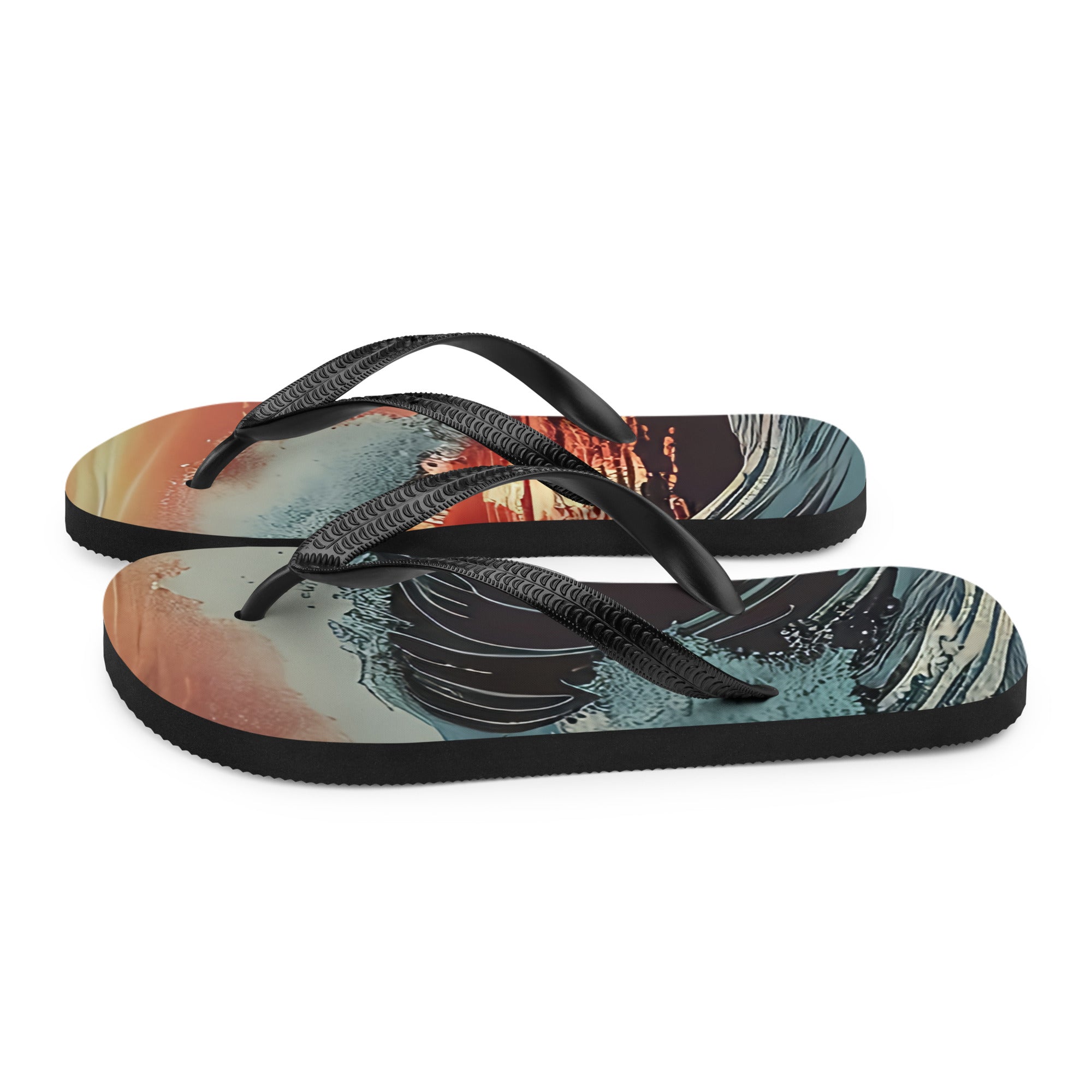 Flip - Flops Welle - Bunt, Bequem & Perfekt für Sommer & Strand - Cooroi