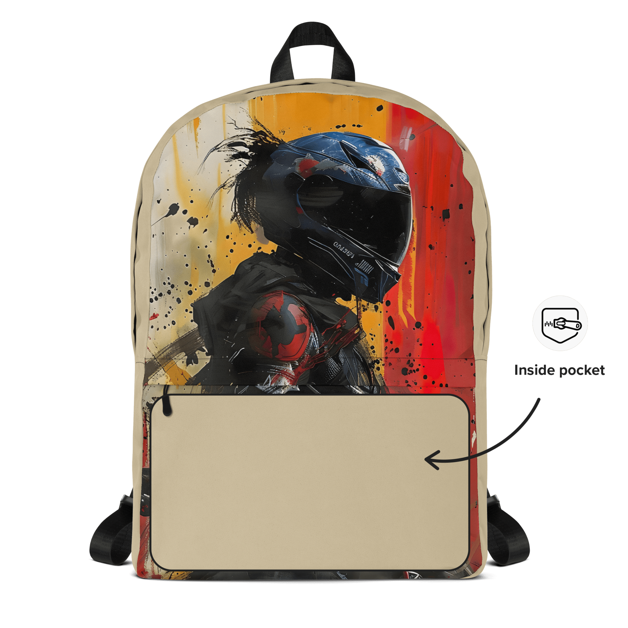 Rucksack Biker – Wasserdicht, Leicht & Geräumig für Alltag & Sport - Cooroi