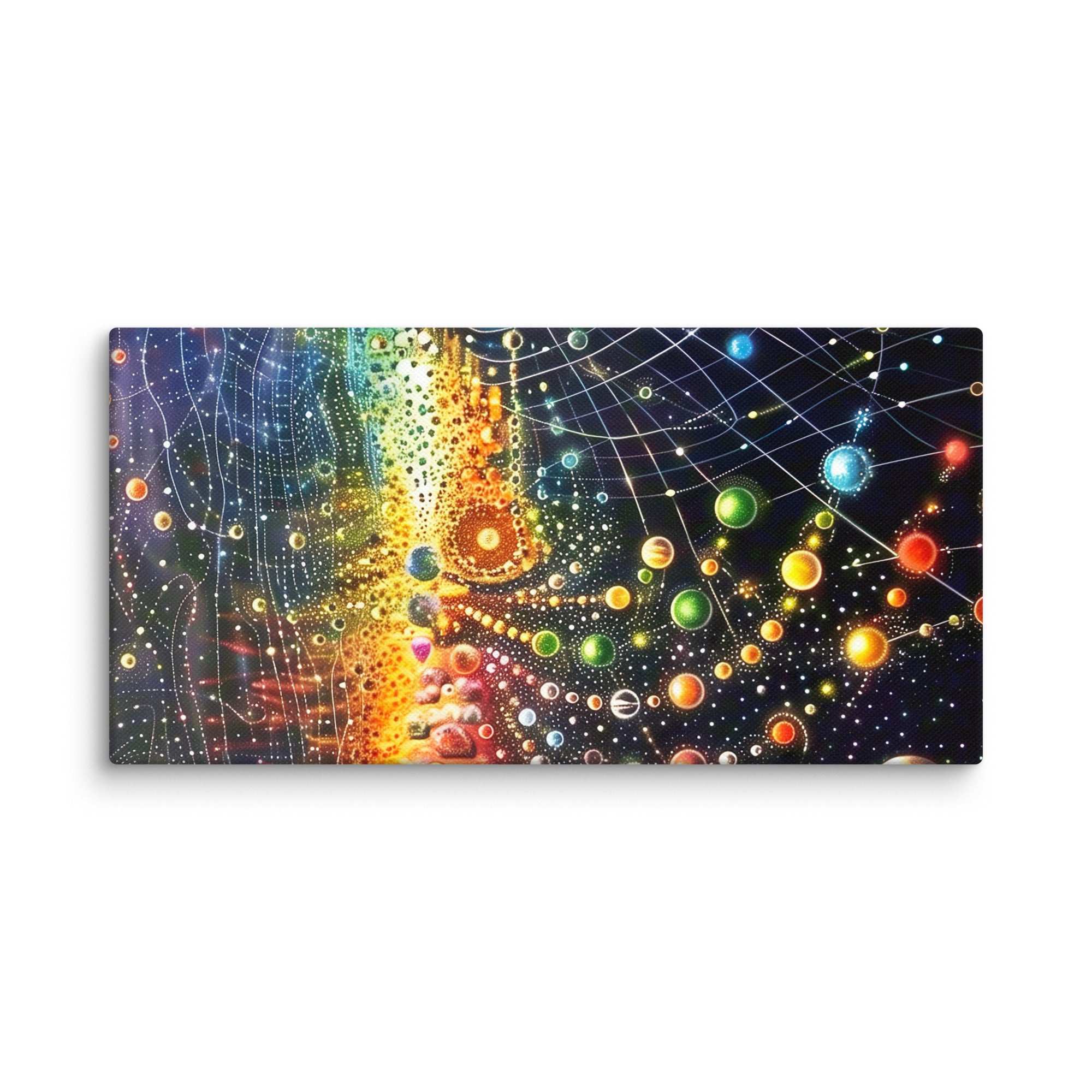 Farbenfrohe Universum, Leinwand - Cooroi
