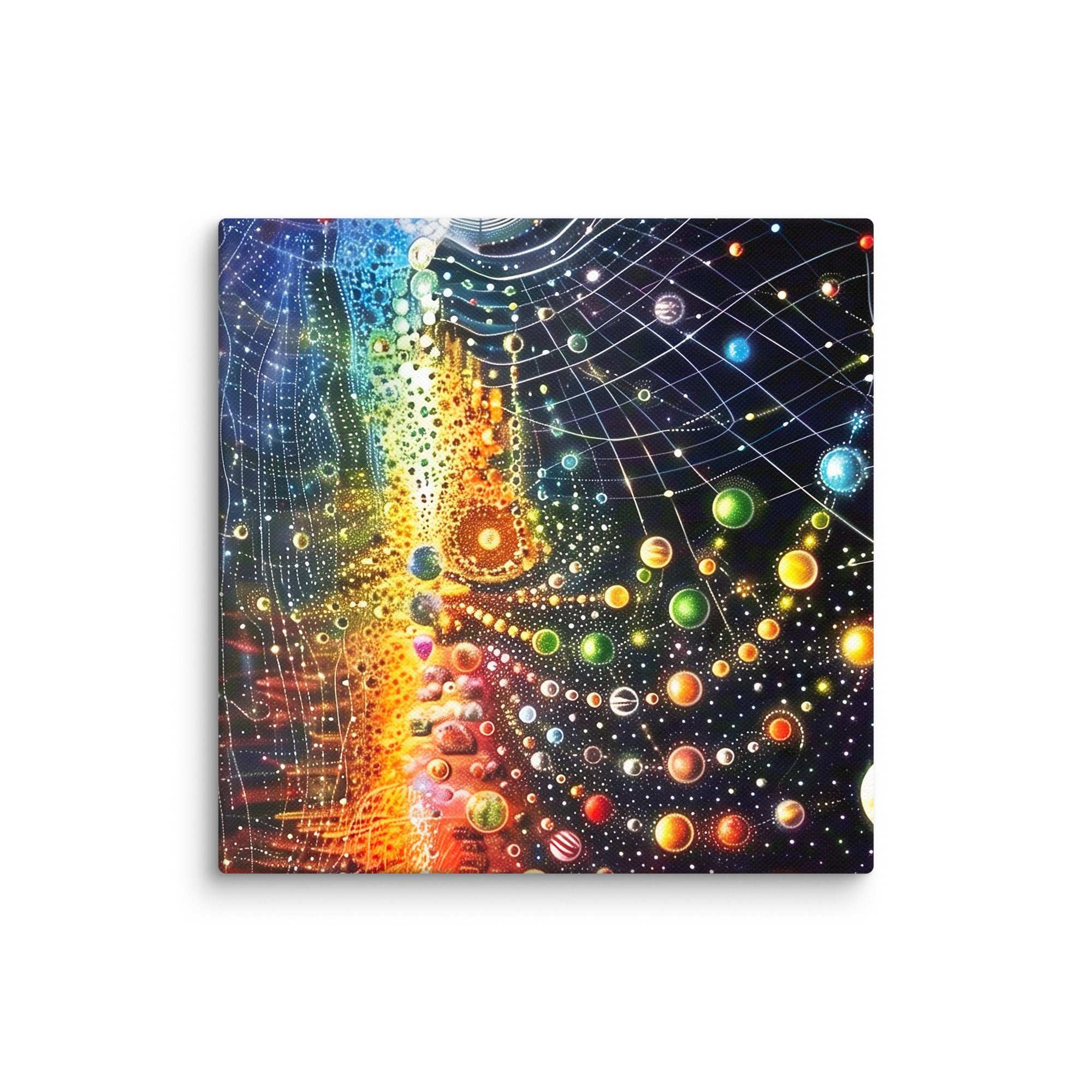 Farbenfrohe Universum, Leinwand - Cooroi