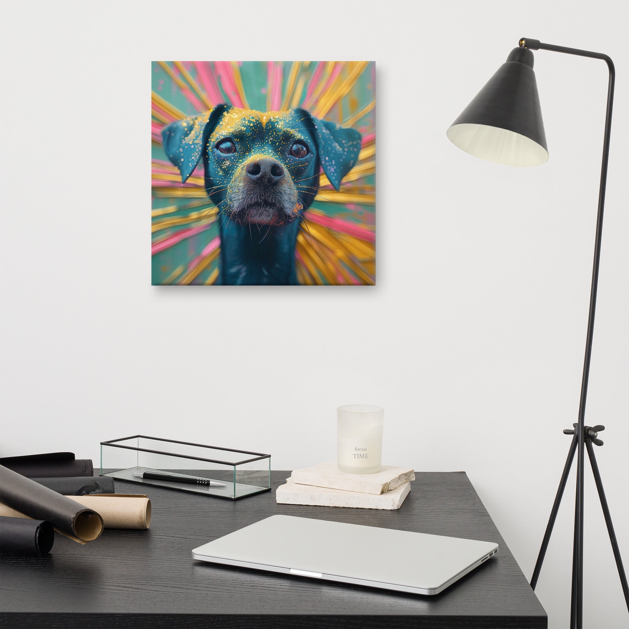 Der Hund, Leinwand - Cooroi