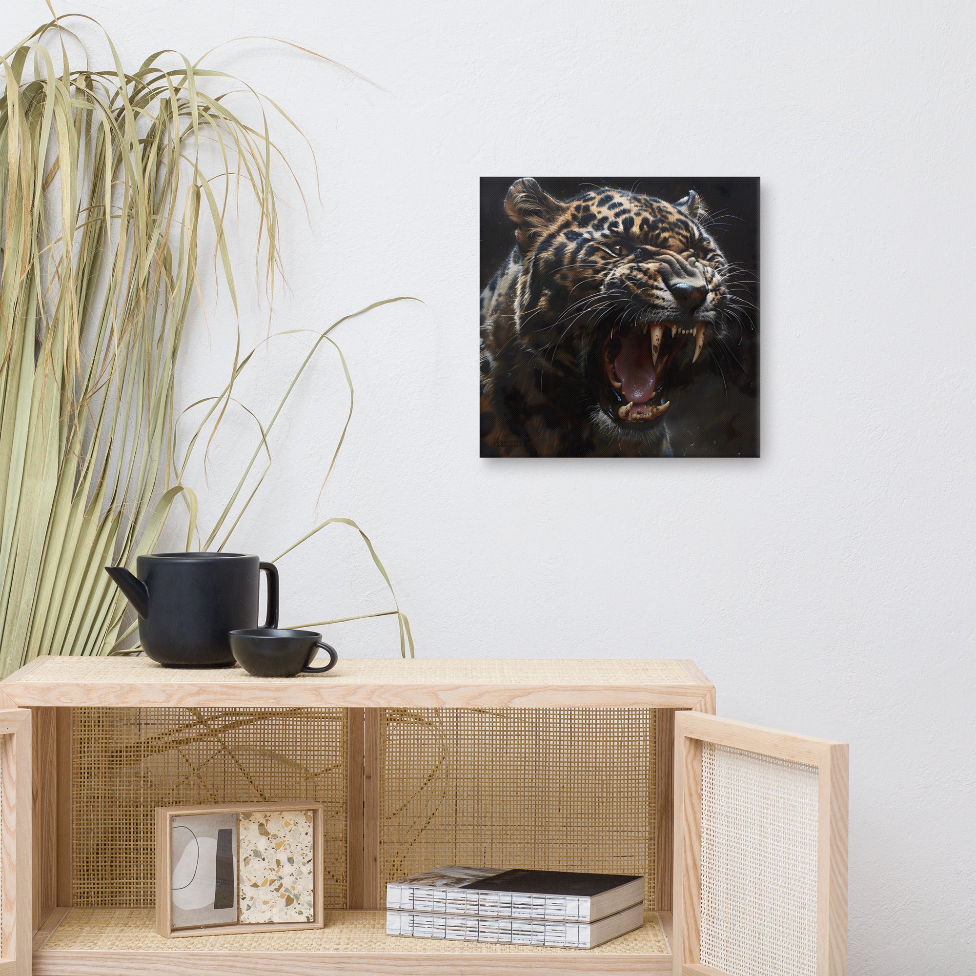 Leopard, Leinwand - Cooroi
