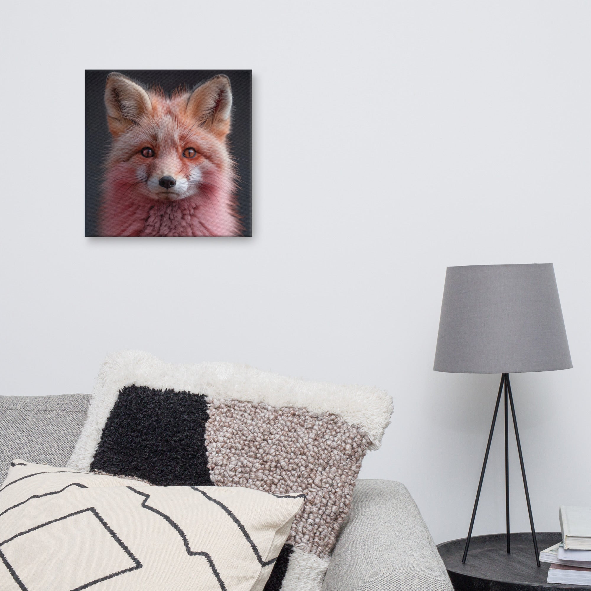 Der rosane Fuchs, Leinwand - Cooroi