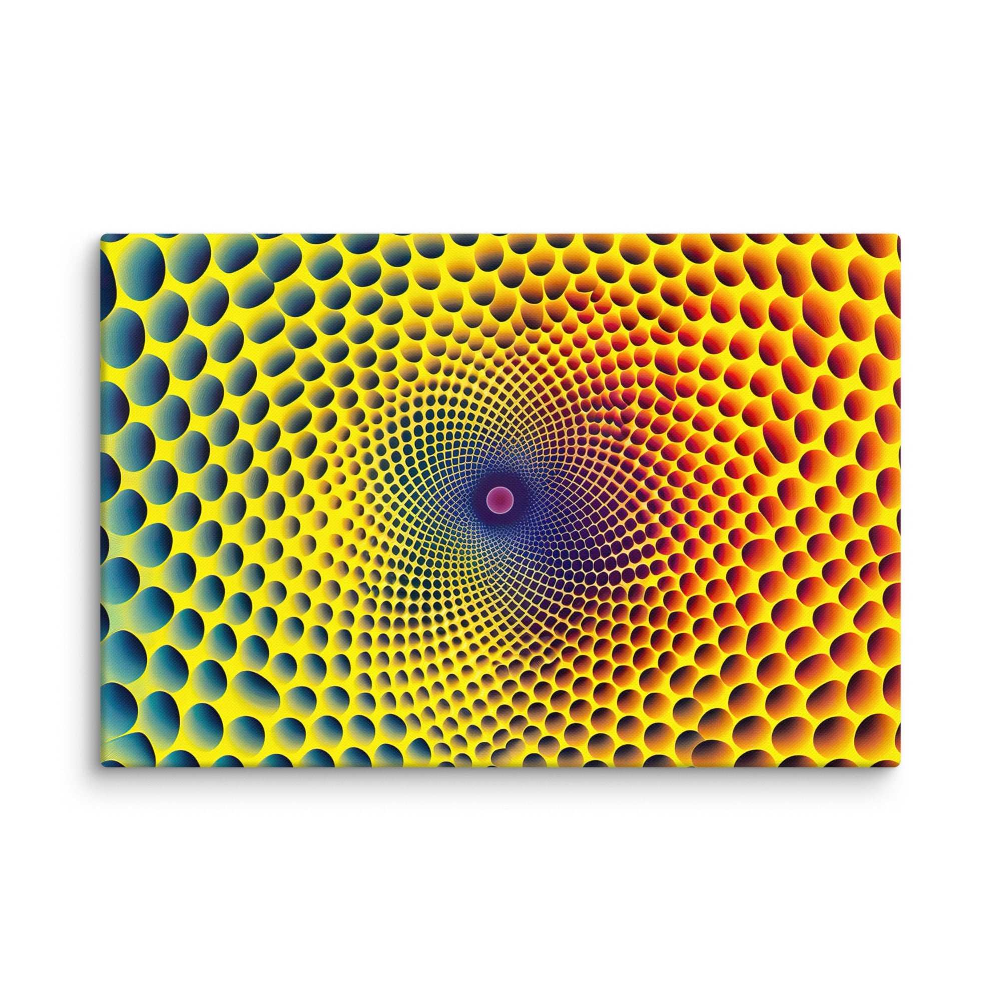 Buntes 3D - Hexagon, Leinwand - Cooroi
