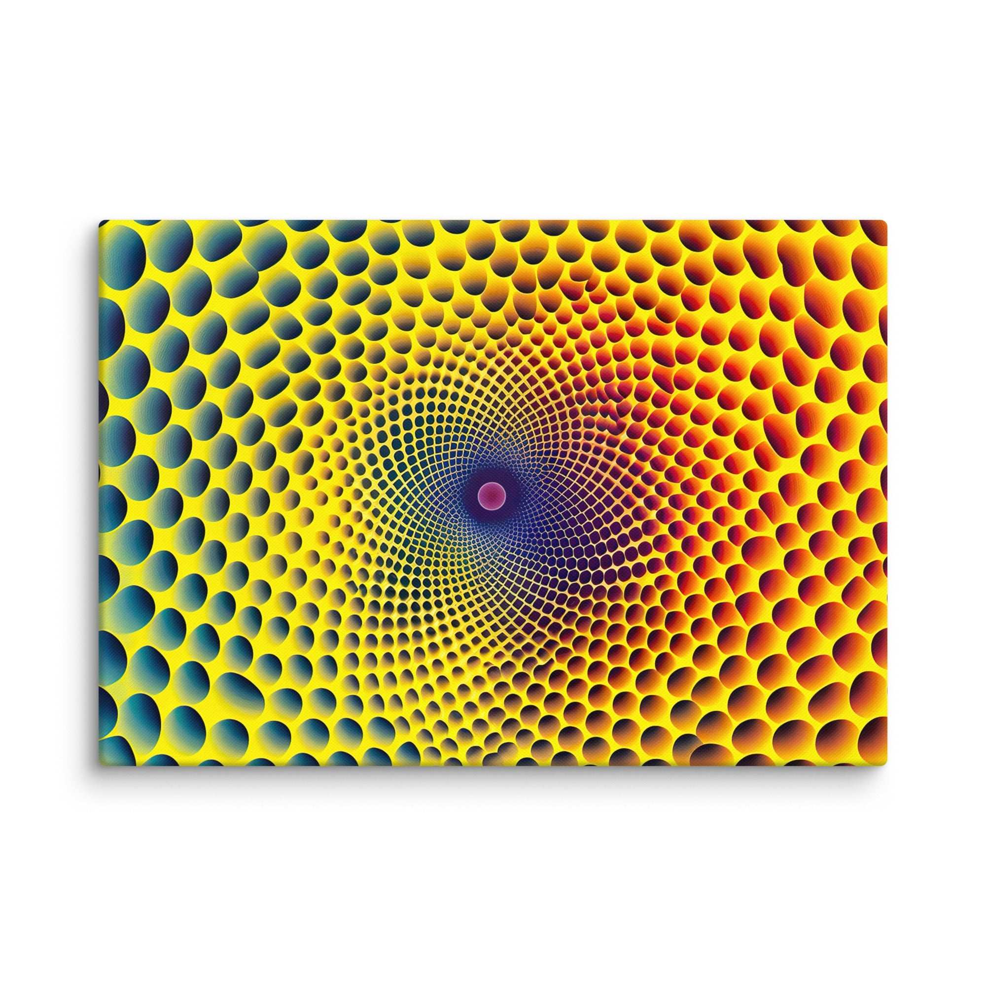 Buntes 3D - Hexagon, Leinwand - Cooroi