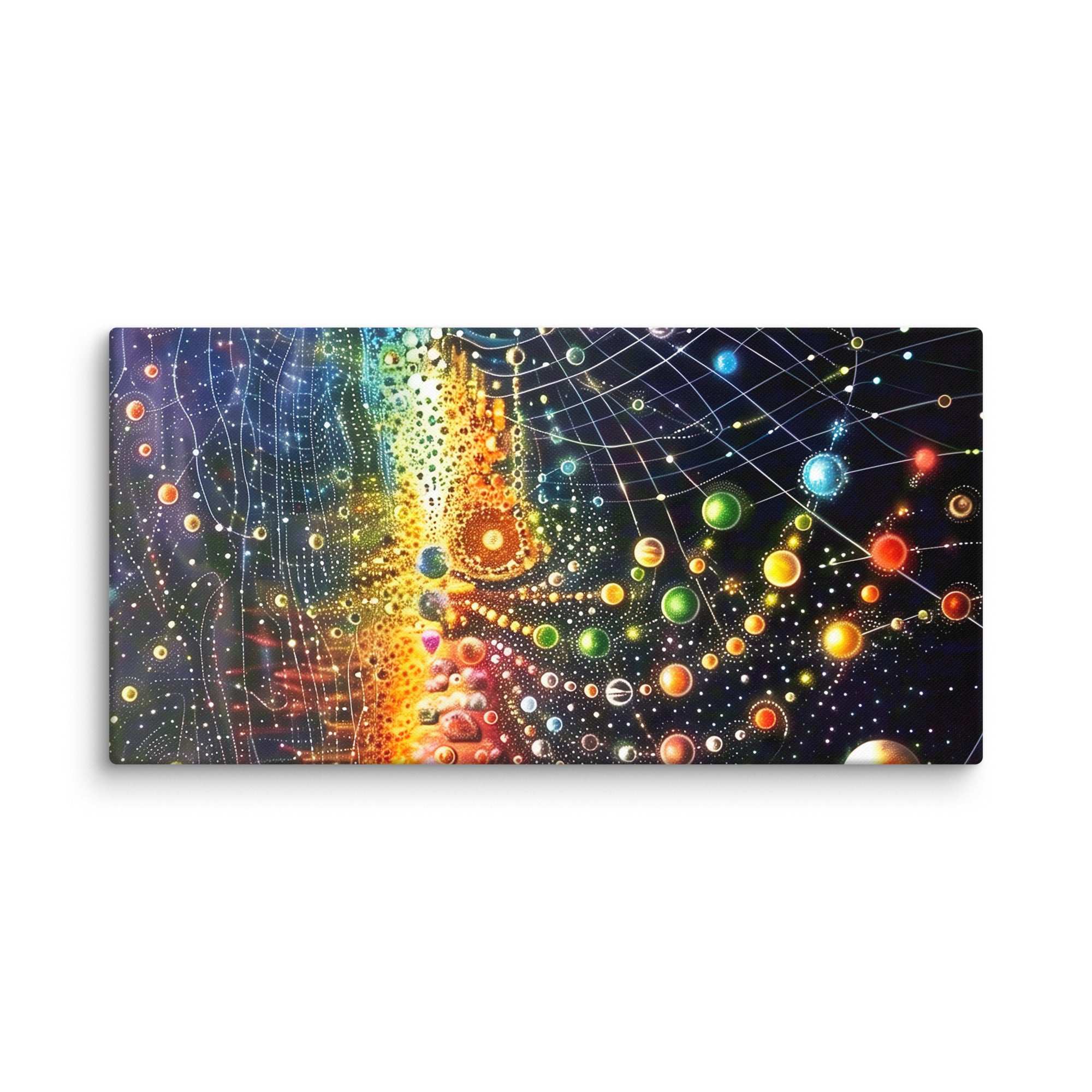 Farbenfrohe Universum, Leinwand - Cooroi