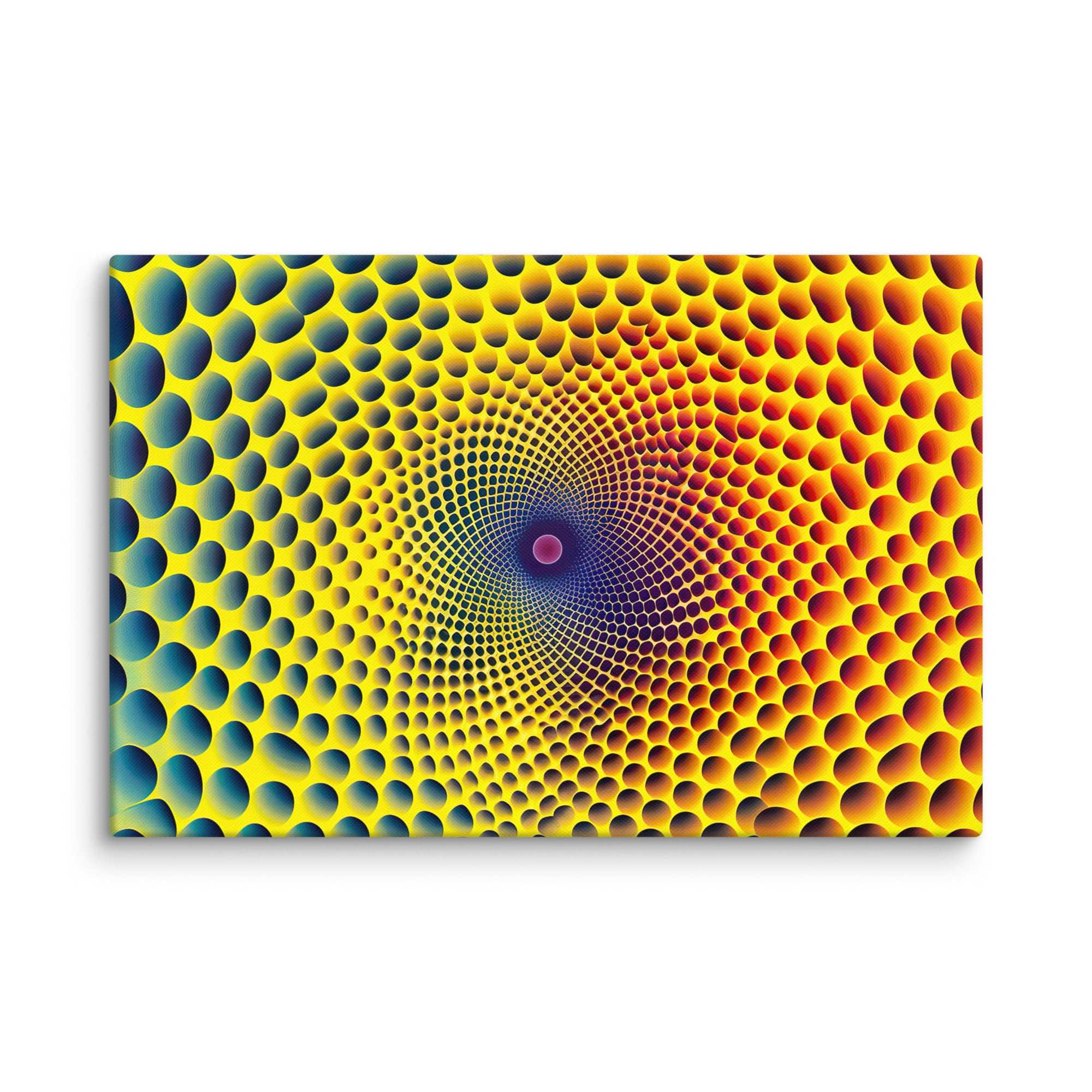 Buntes 3D - Hexagon, Leinwand - Cooroi