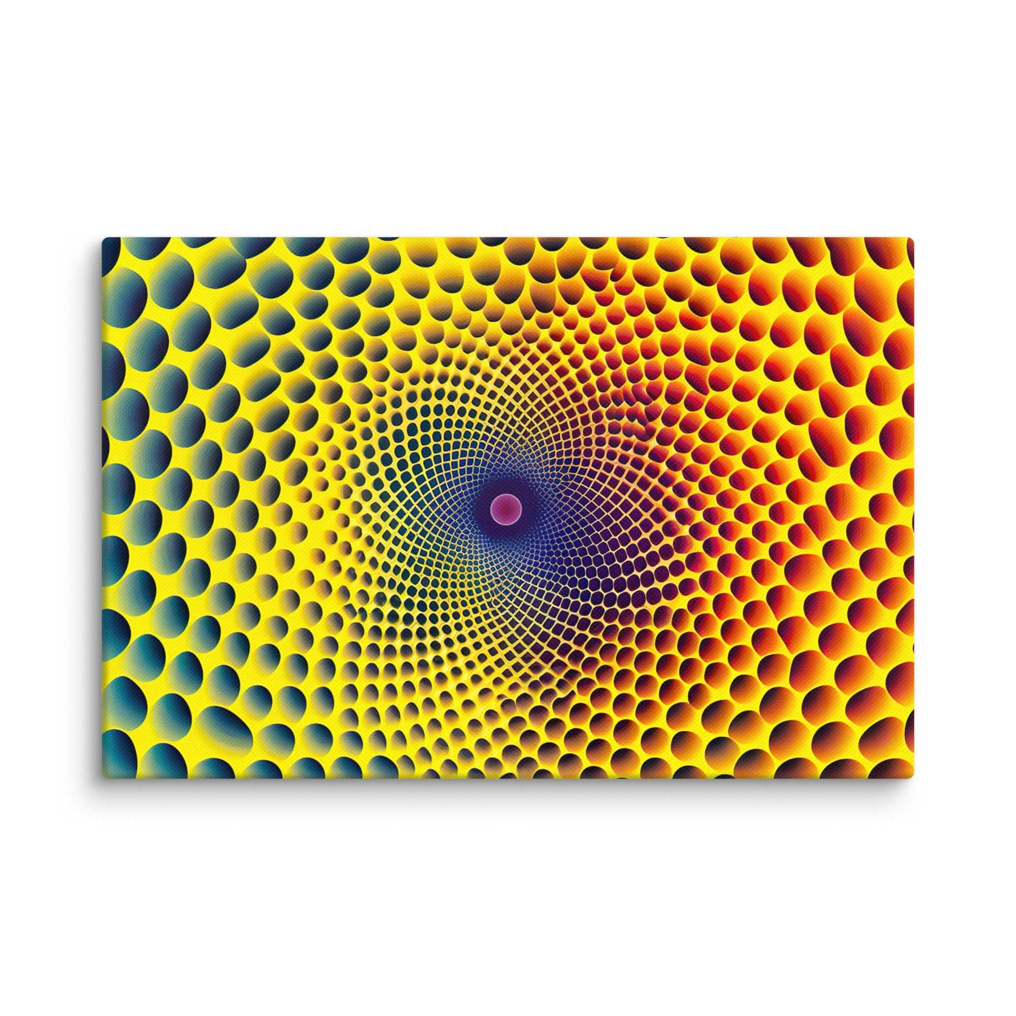 Buntes 3D - Hexagon, Leinwand - Cooroi
