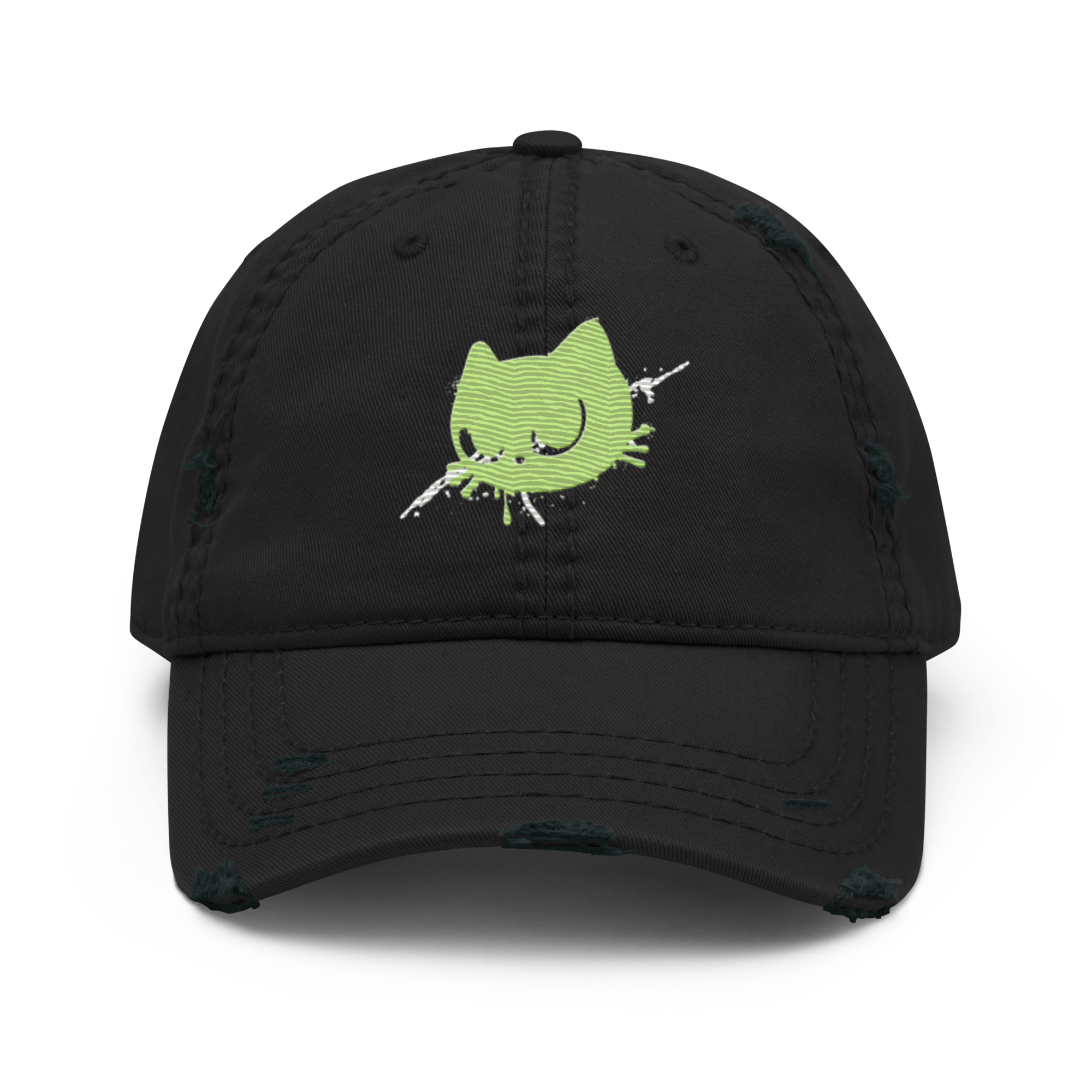 Crazy Cat Dad - Hat im Used - Look - Cooroi