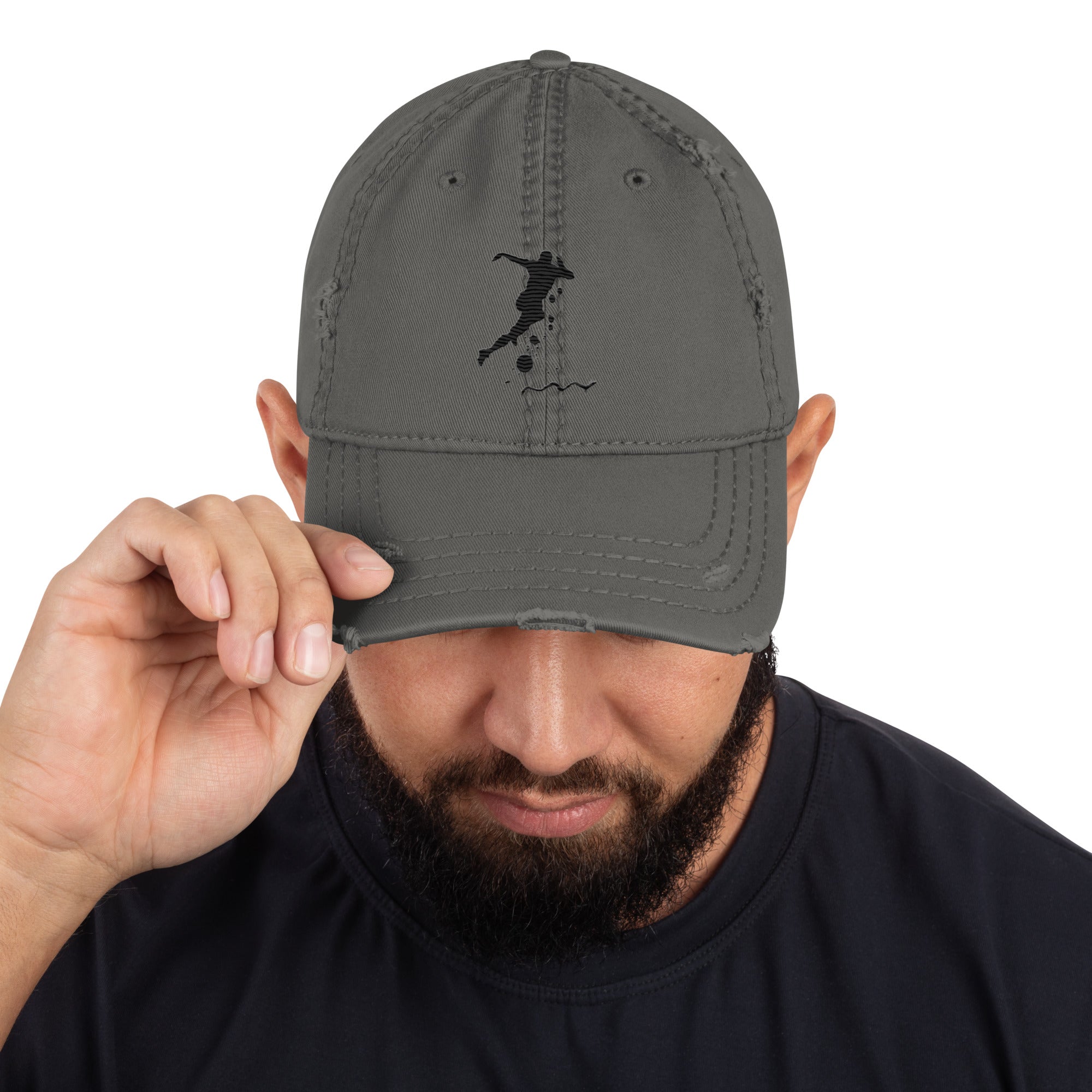 Fußballspieler Dad - Hat im Used - Look - Cooroi