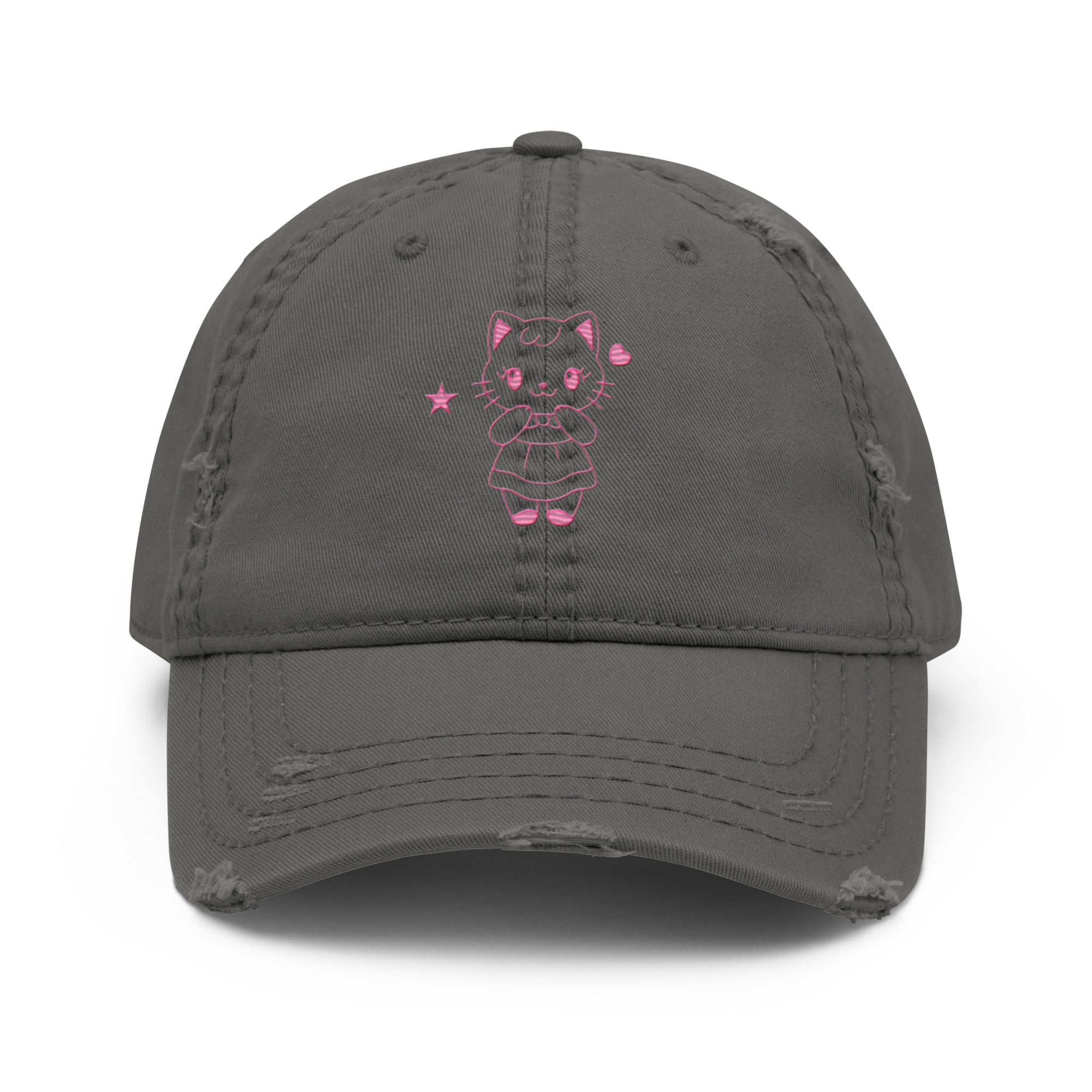 Süße Katze Dad - Hat im Used - Look - Cooroi