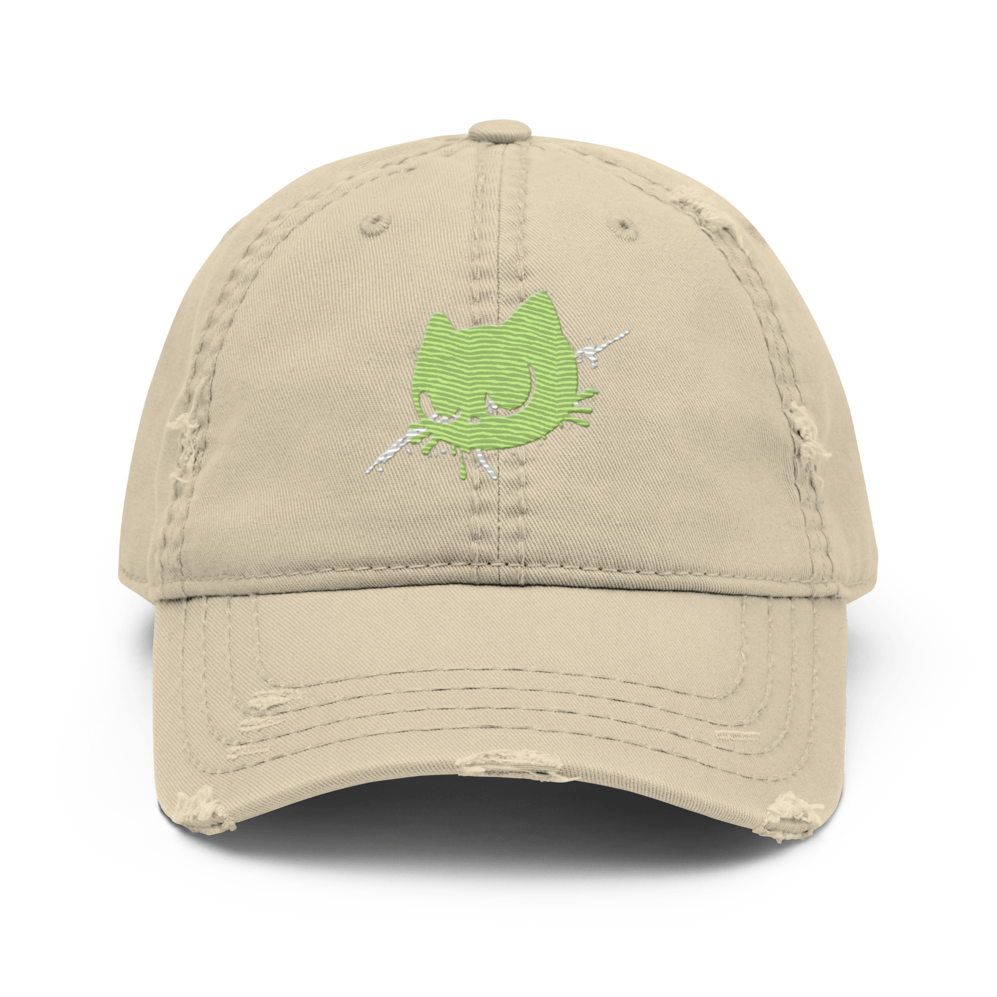 Crazy Cat Dad - Hat im Used - Look - Cooroi
