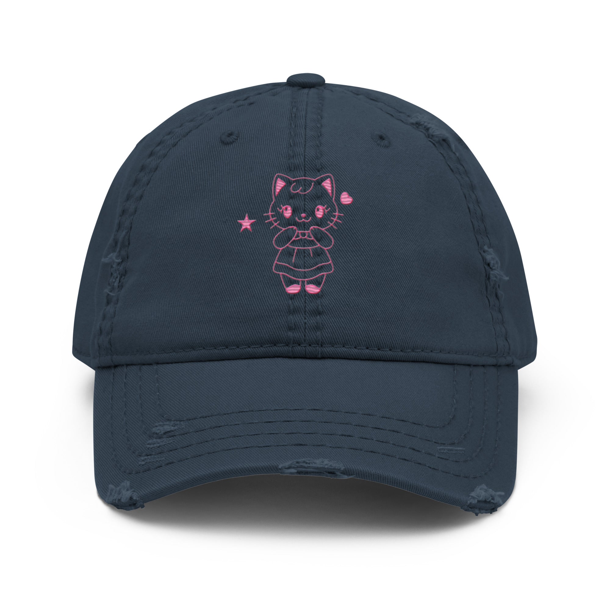 Süße Katze Dad - Hat im Used - Look - Cooroi