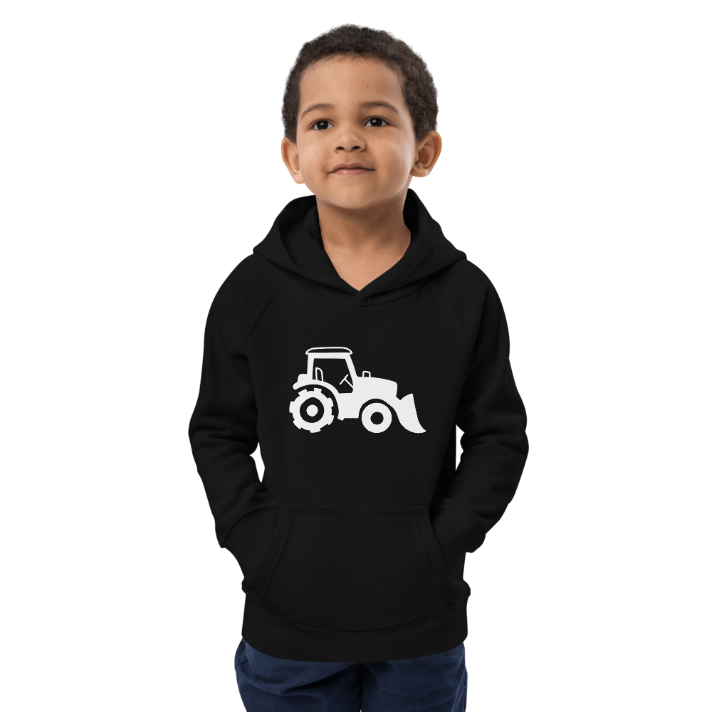 Traktor, Öko - Kapuzenpullover für Kinder - Cooroi