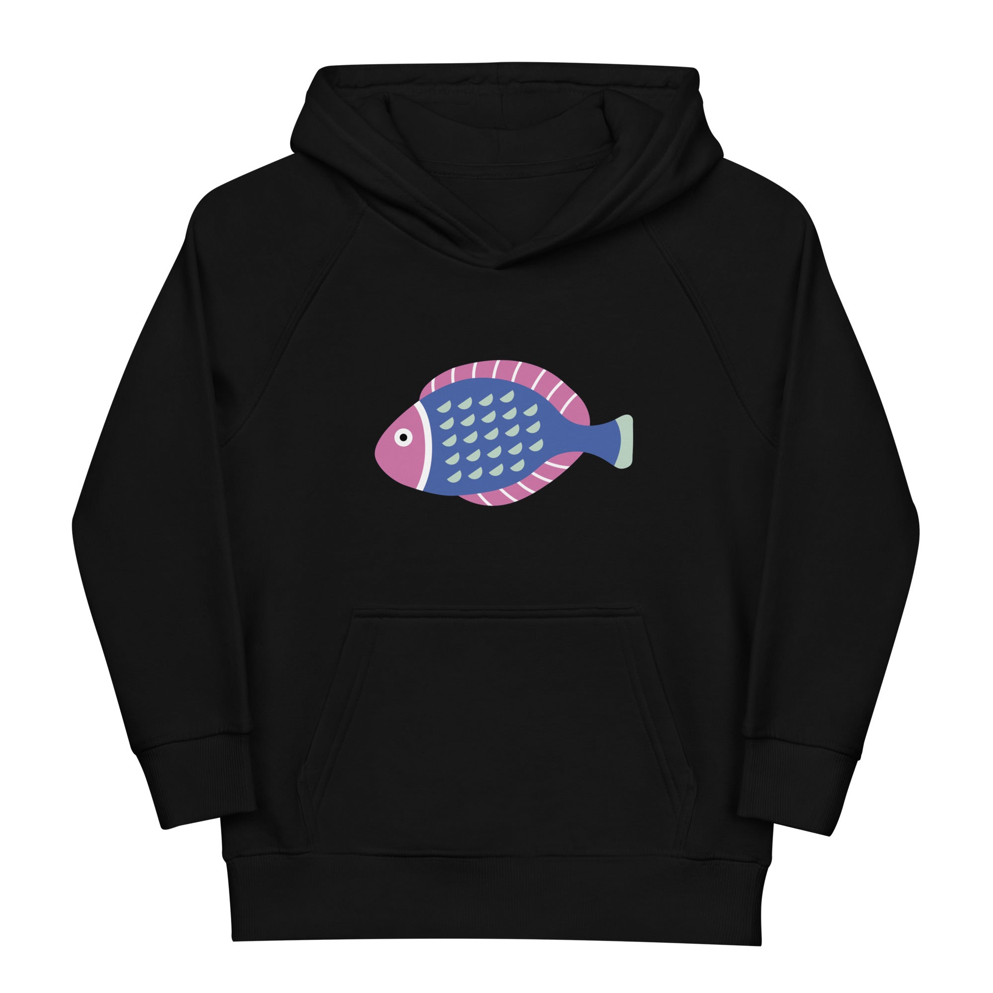 Fisch Rosa Hoodie für Kinder