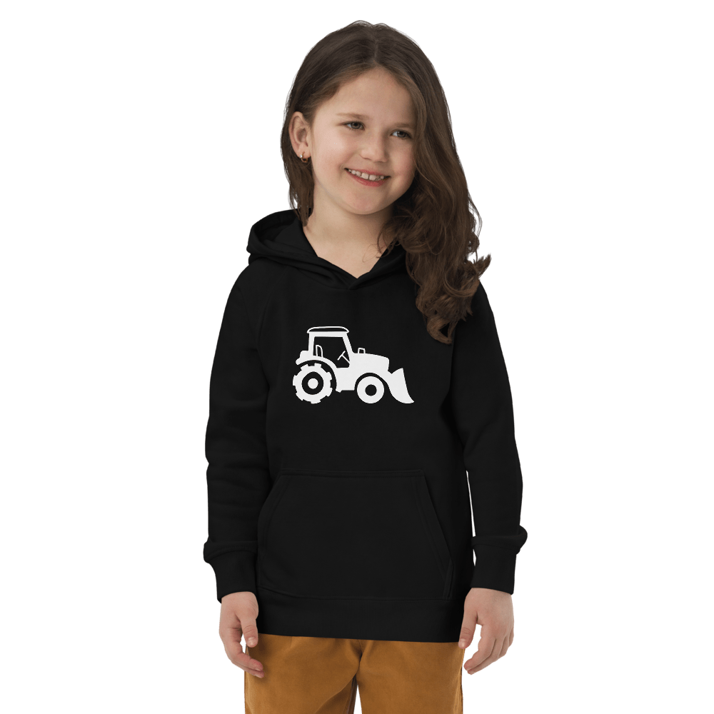 Traktor, Öko - Kapuzenpullover für Kinder - Cooroi