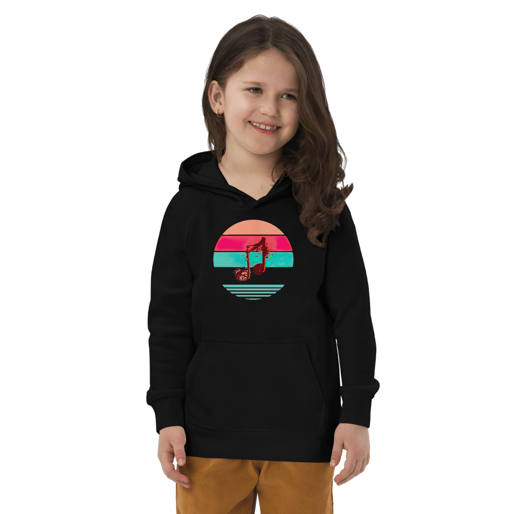 Noten, Öko - Kapuzenpullover für Kinder - Cooroi