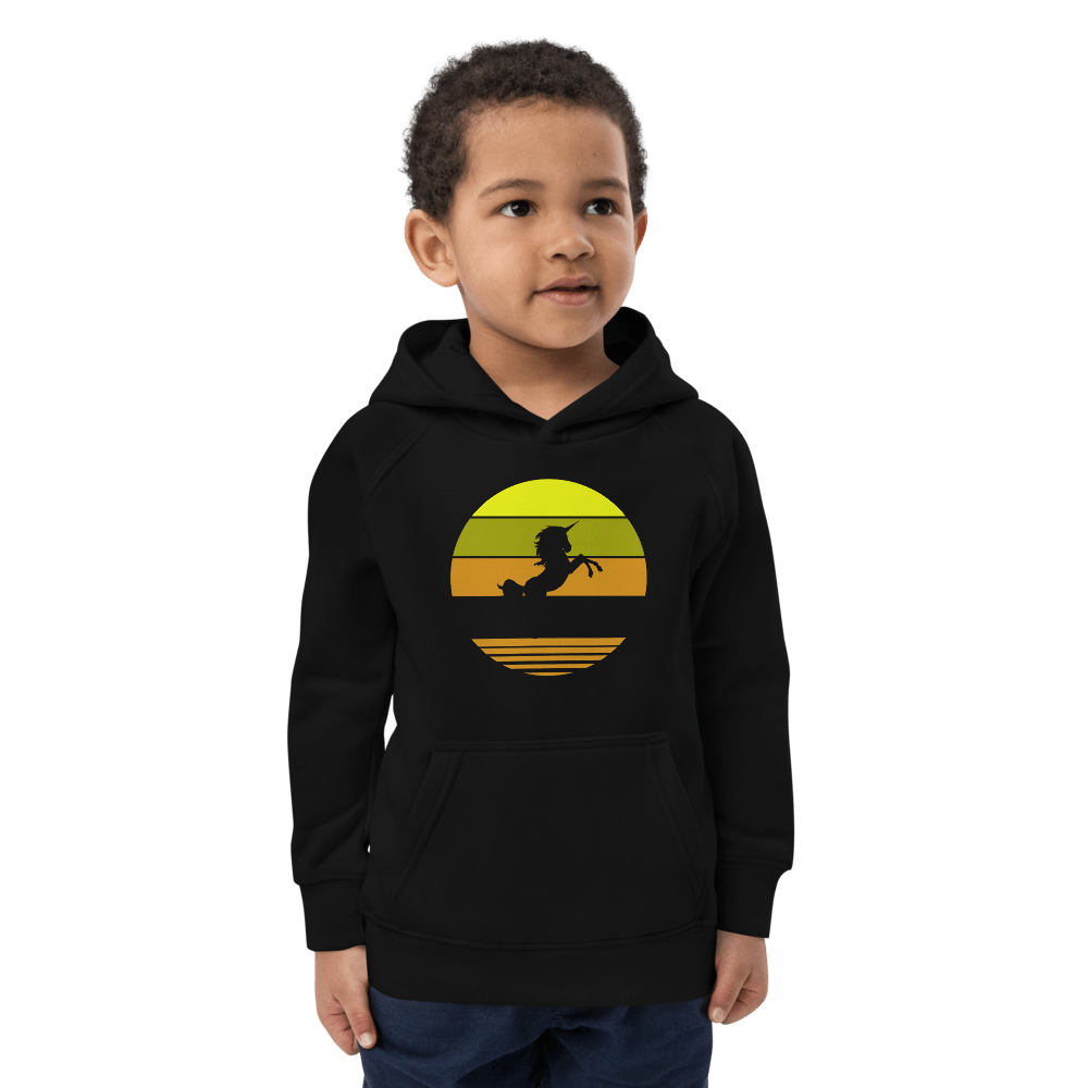 Einhorn, Öko - Kapuzenpullover für Kinder - Cooroi