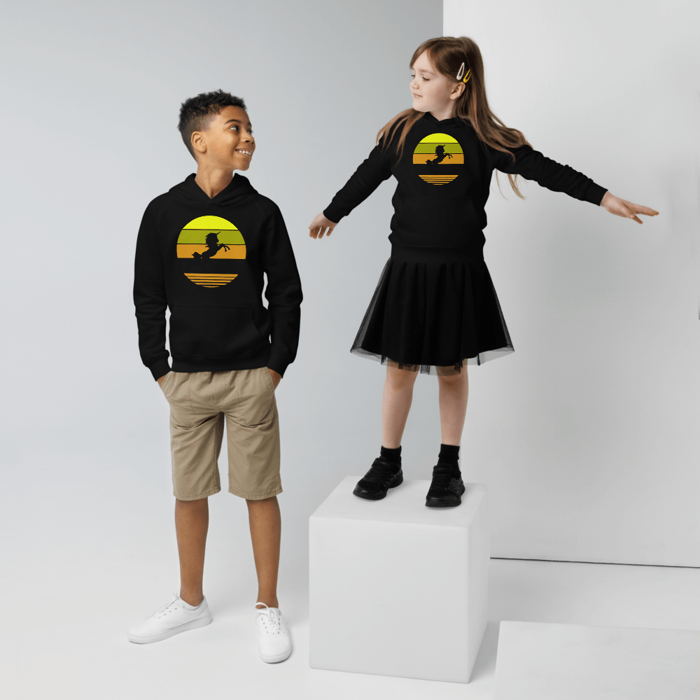Einhorn, Öko - Kapuzenpullover für Kinder - Cooroi