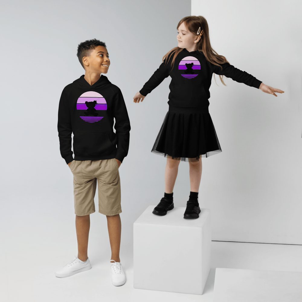 Bär, Öko - Kapuzenpullover für Kinder - Cooroi