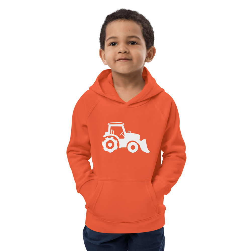Traktor, Öko - Kapuzenpullover für Kinder - Cooroi