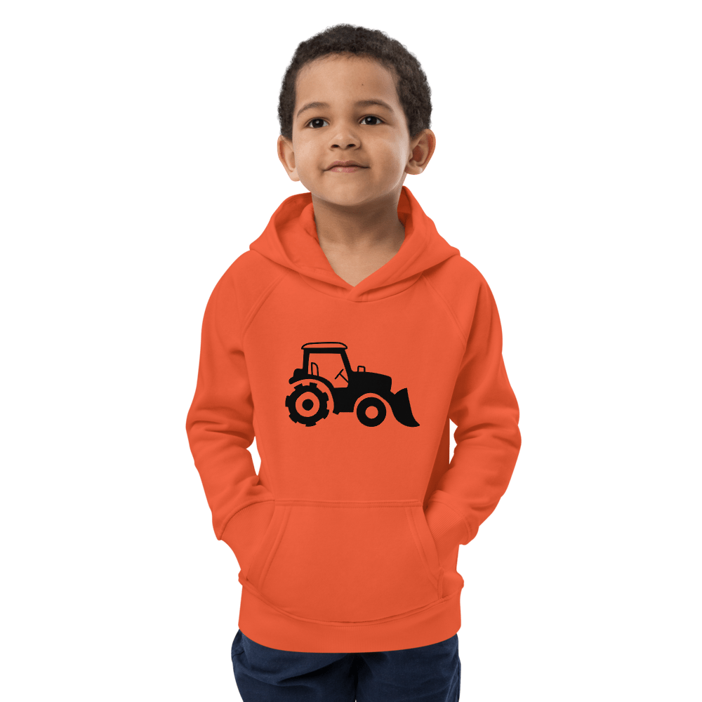 Traktor, Öko - Kapuzenpullover für Kinder - Cooroi
