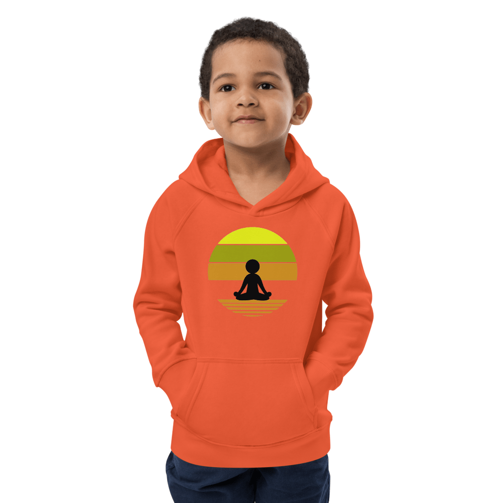 Buddha, Öko - Kapuzenpullover für Kinder - Cooroi