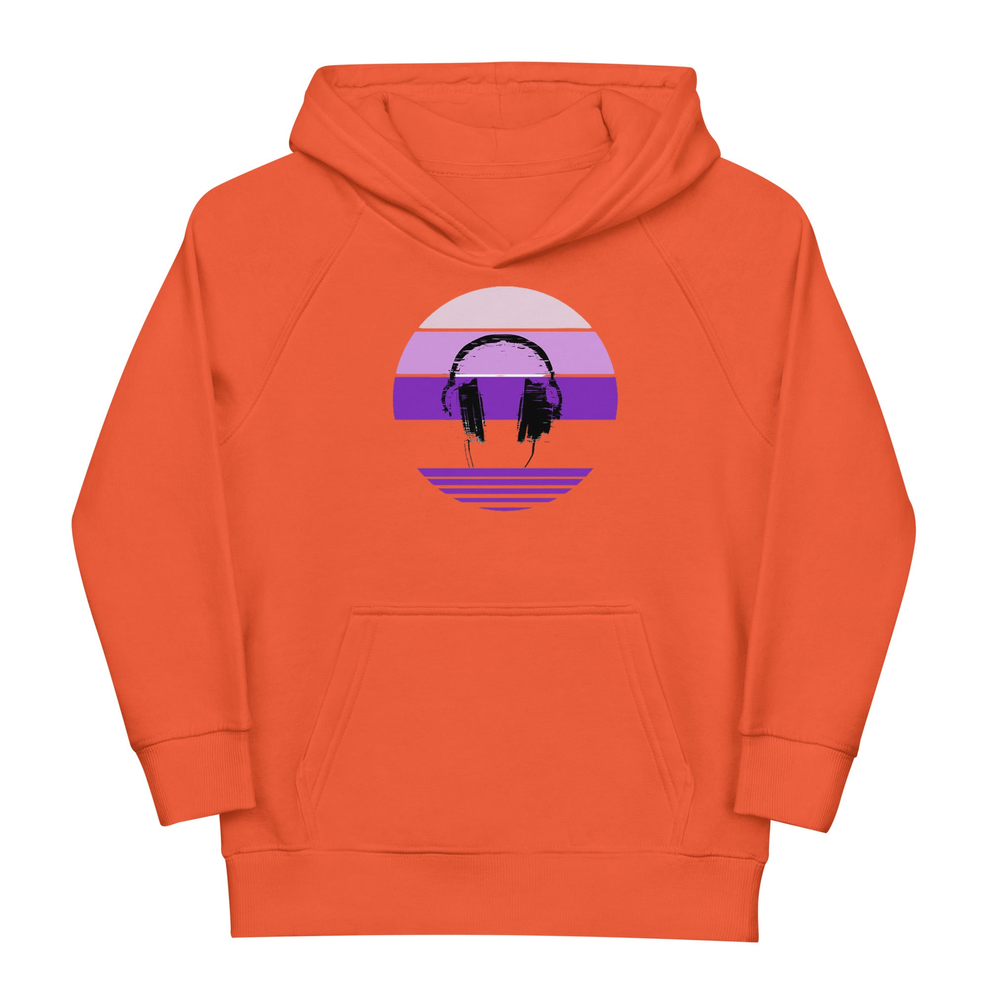Kopfhörer, Öko - Kapuzenpullover für Kinder - Cooroi