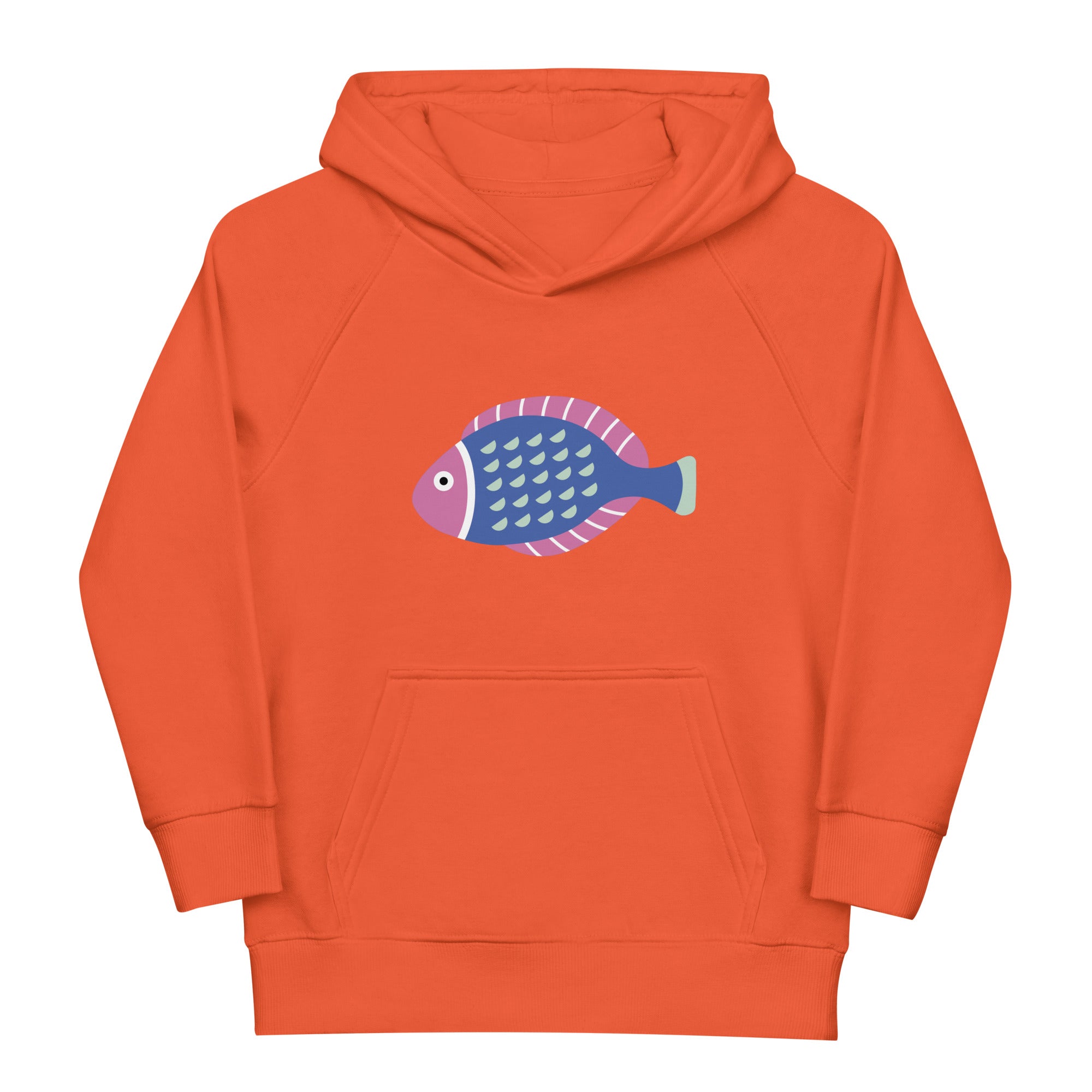 Fisch Rosa Hoodie für Kinder