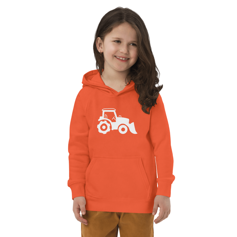Traktor, Öko - Kapuzenpullover für Kinder - Cooroi