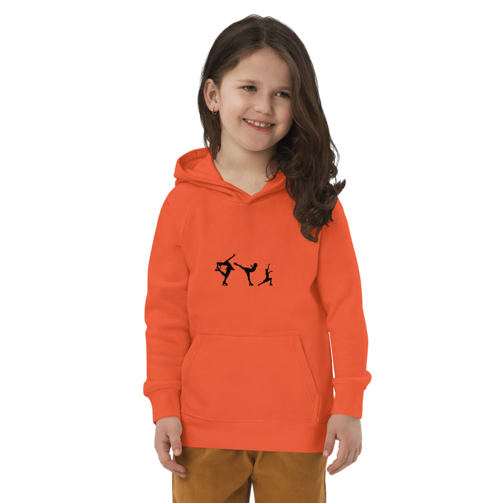 Eiskunstlauf, Öko - Kapuzenpullover für Kinder - Cooroi