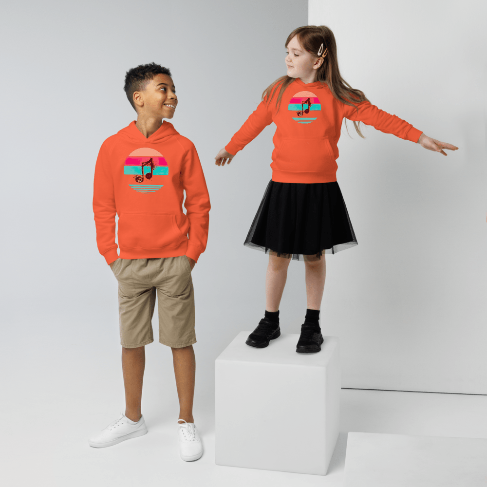 Noten, Öko - Kapuzenpullover für Kinder - Cooroi