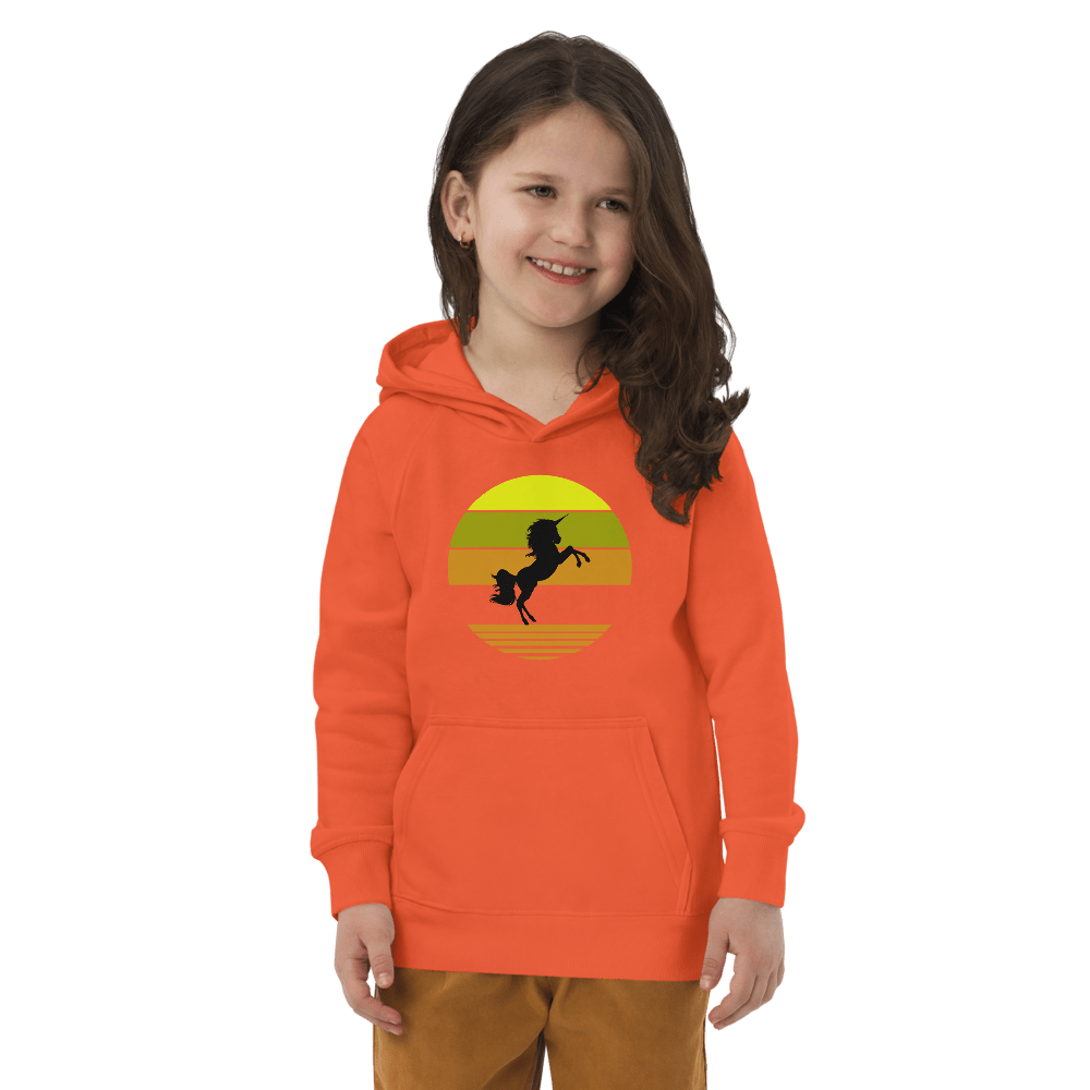 Einhorn, Öko - Kapuzenpullover für Kinder - Cooroi