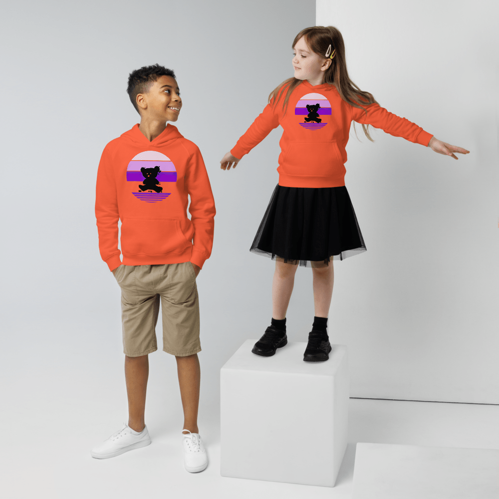 Bär, Öko - Kapuzenpullover für Kinder - Cooroi