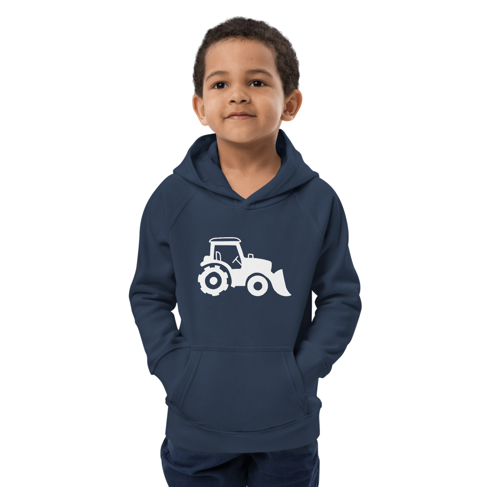 Traktor, Öko - Kapuzenpullover für Kinder - Cooroi