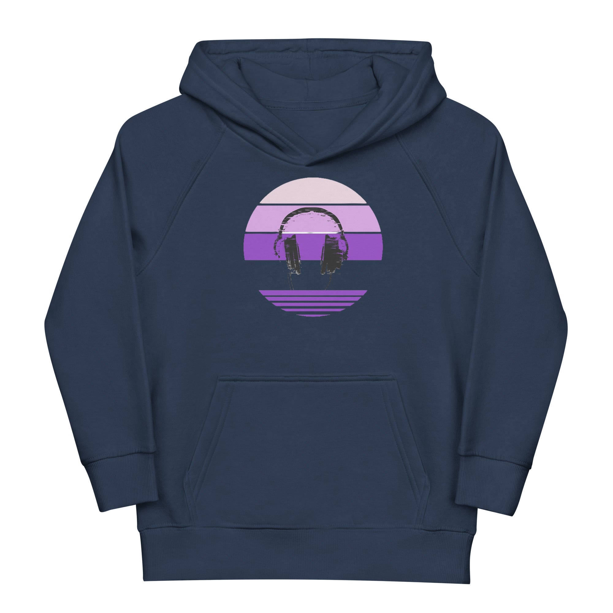 Kopfhörer, Öko - Kapuzenpullover für Kinder - Cooroi