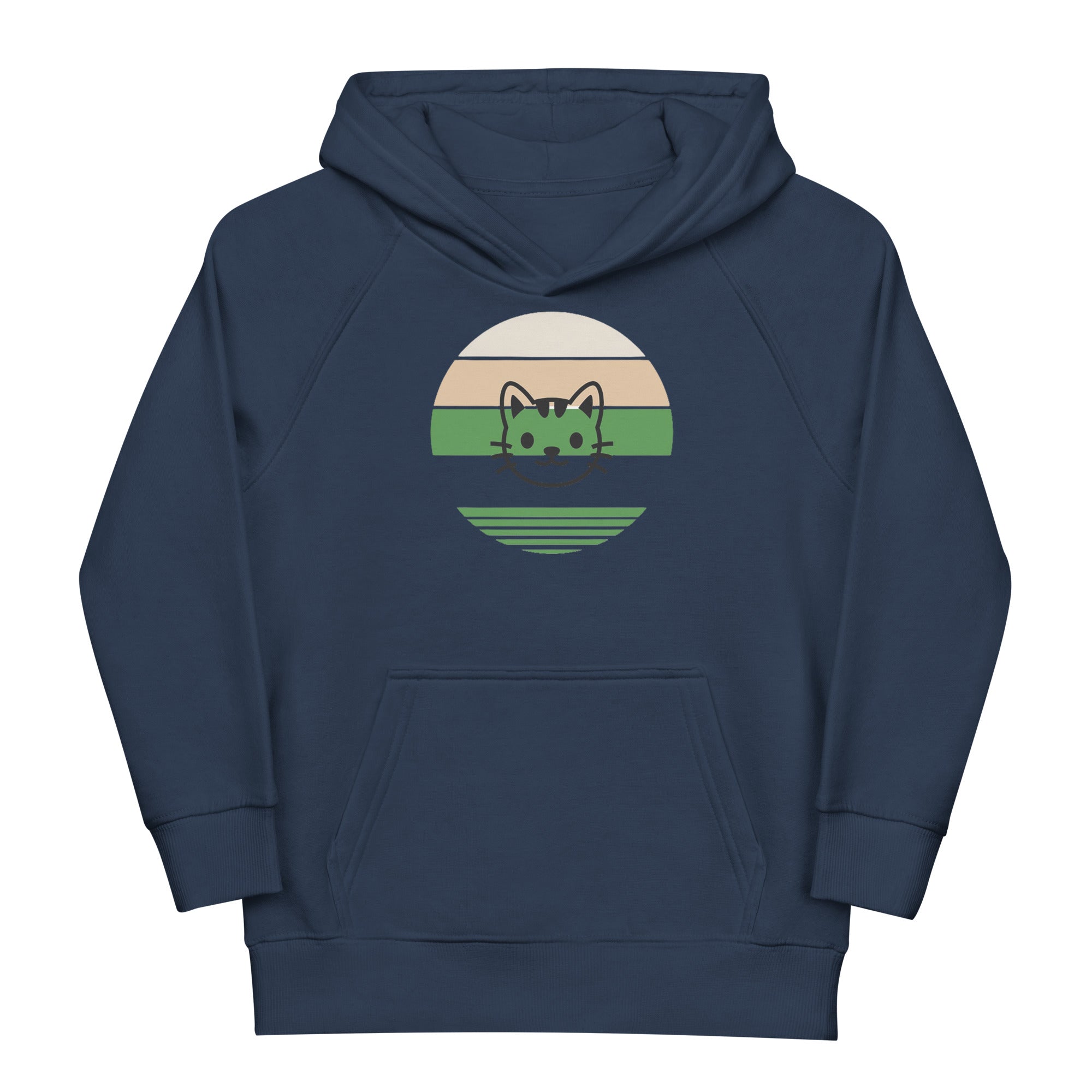 Katze, Öko - Kapuzenpullover für Kinder - Cooroi