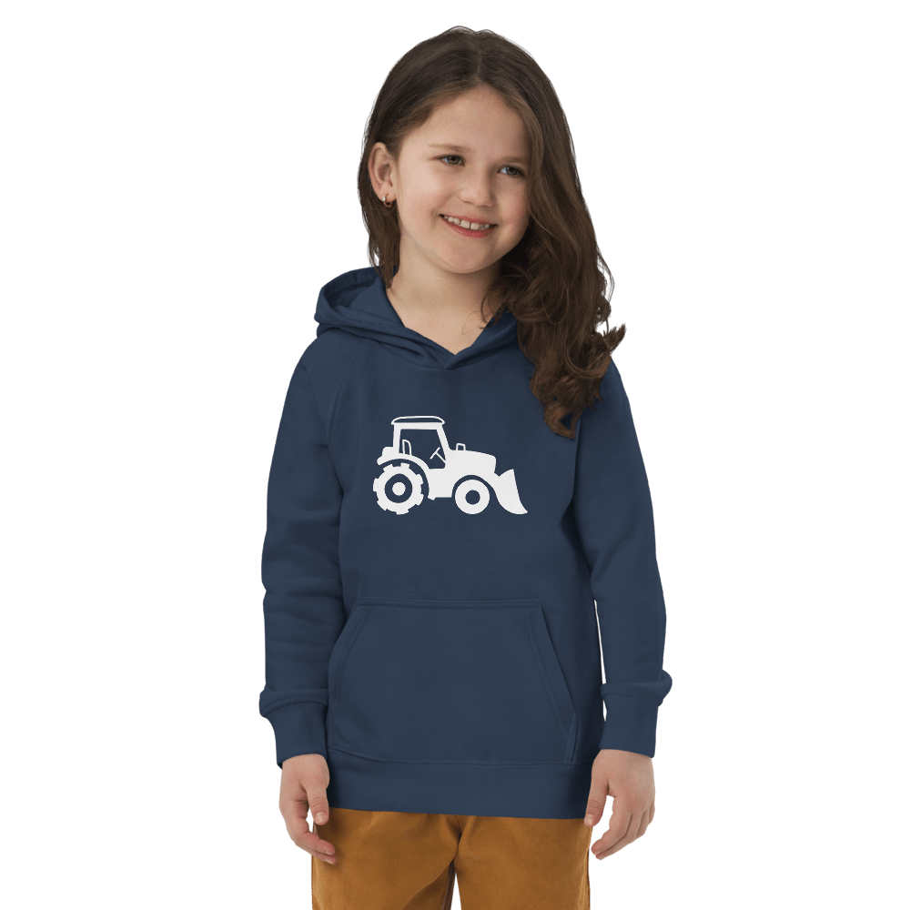 Traktor, Öko - Kapuzenpullover für Kinder - Cooroi