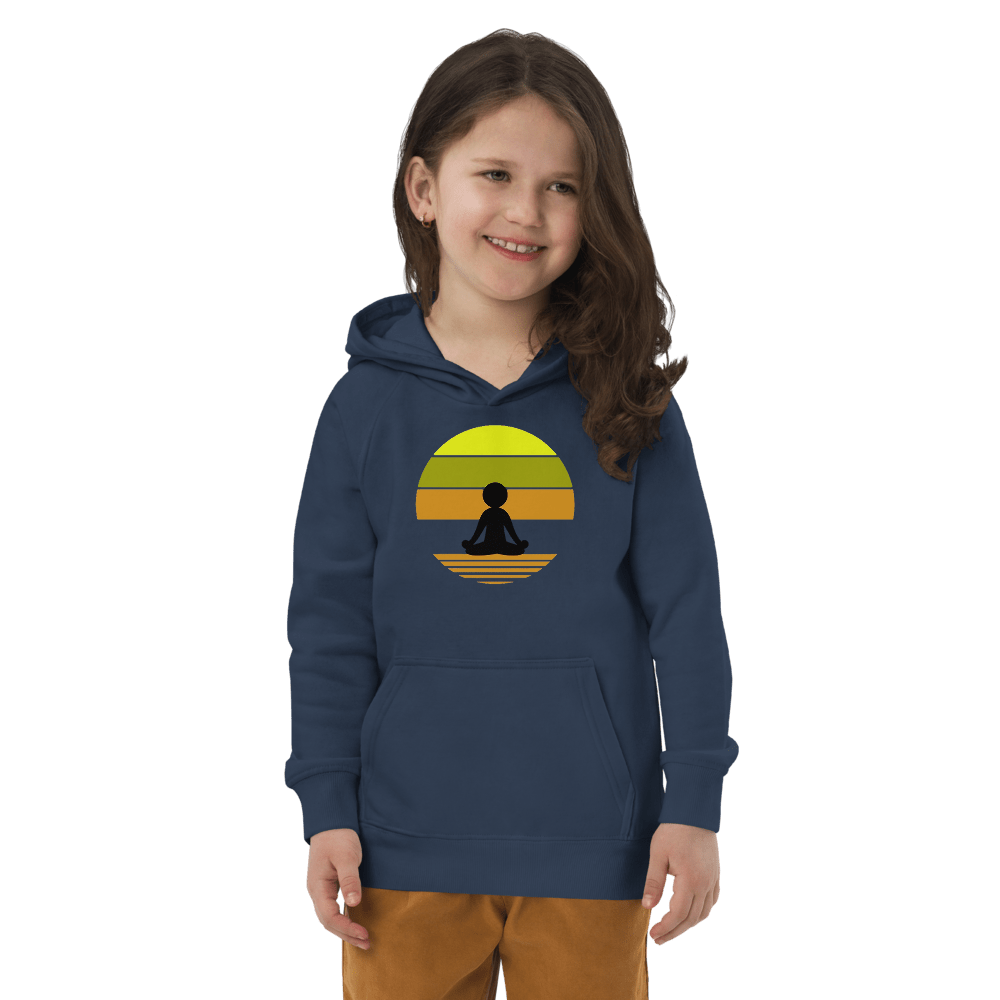 Buddha, Öko - Kapuzenpullover für Kinder - Cooroi