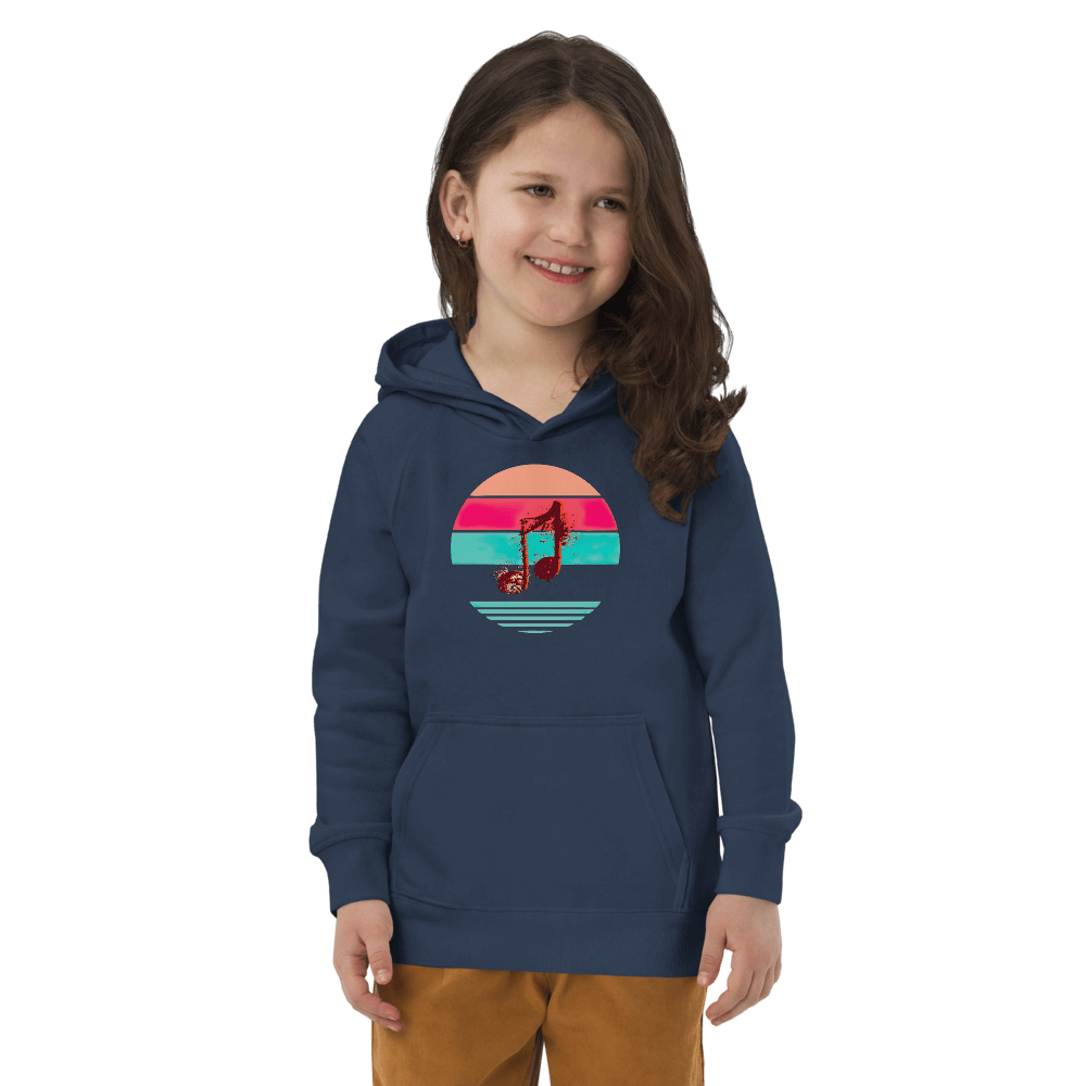 Noten, Öko - Kapuzenpullover für Kinder - Cooroi