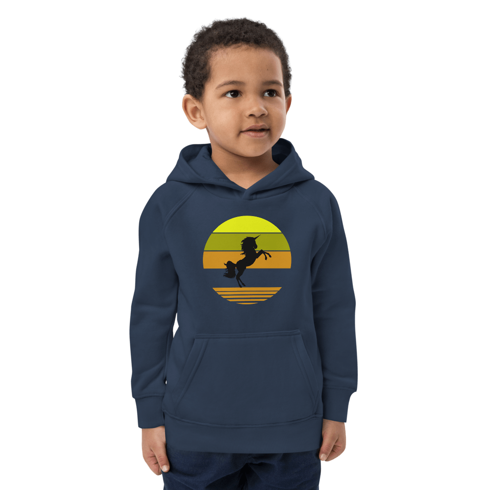 Einhorn, Öko - Kapuzenpullover für Kinder - Cooroi
