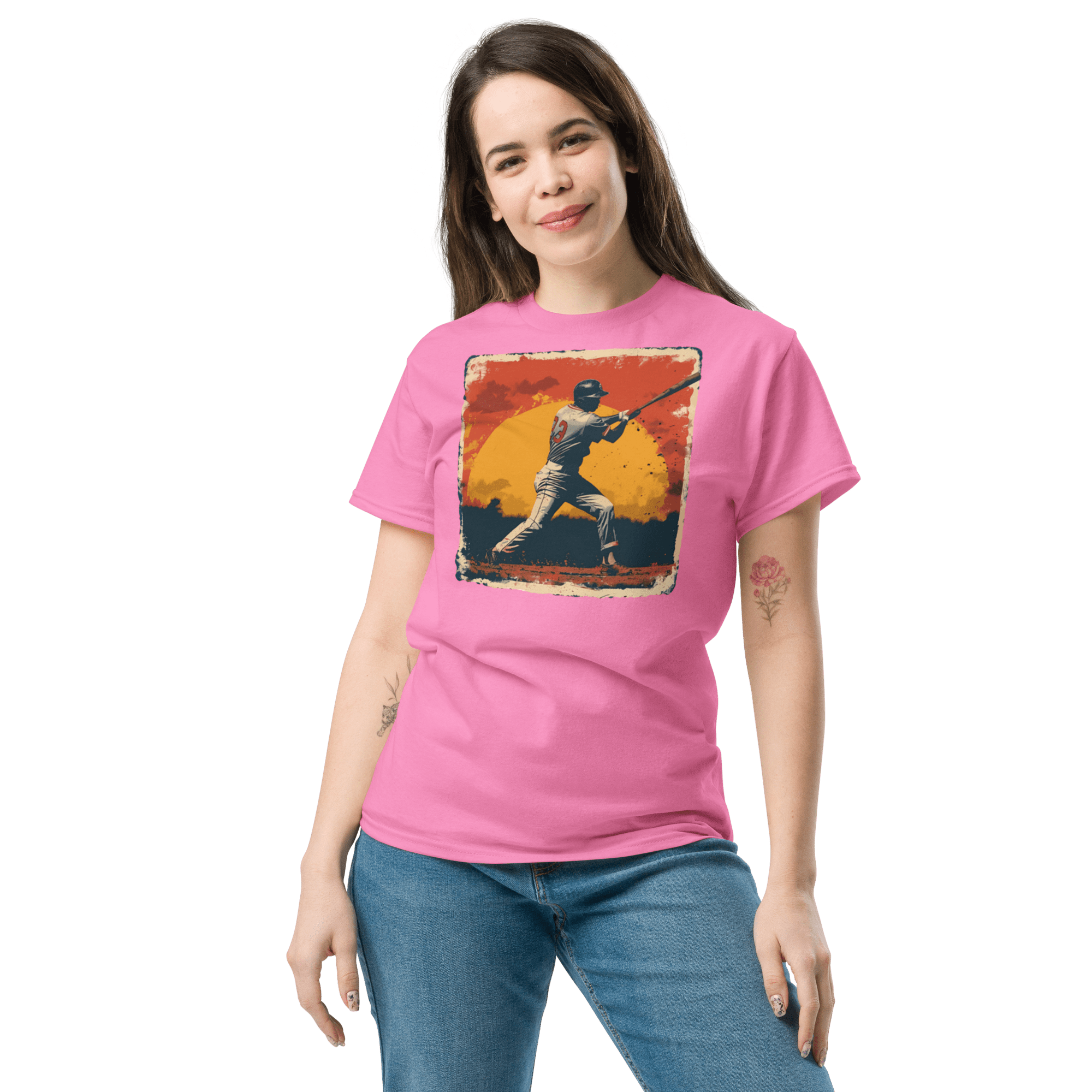 Baseballspieler Unisex classic T-Shirt