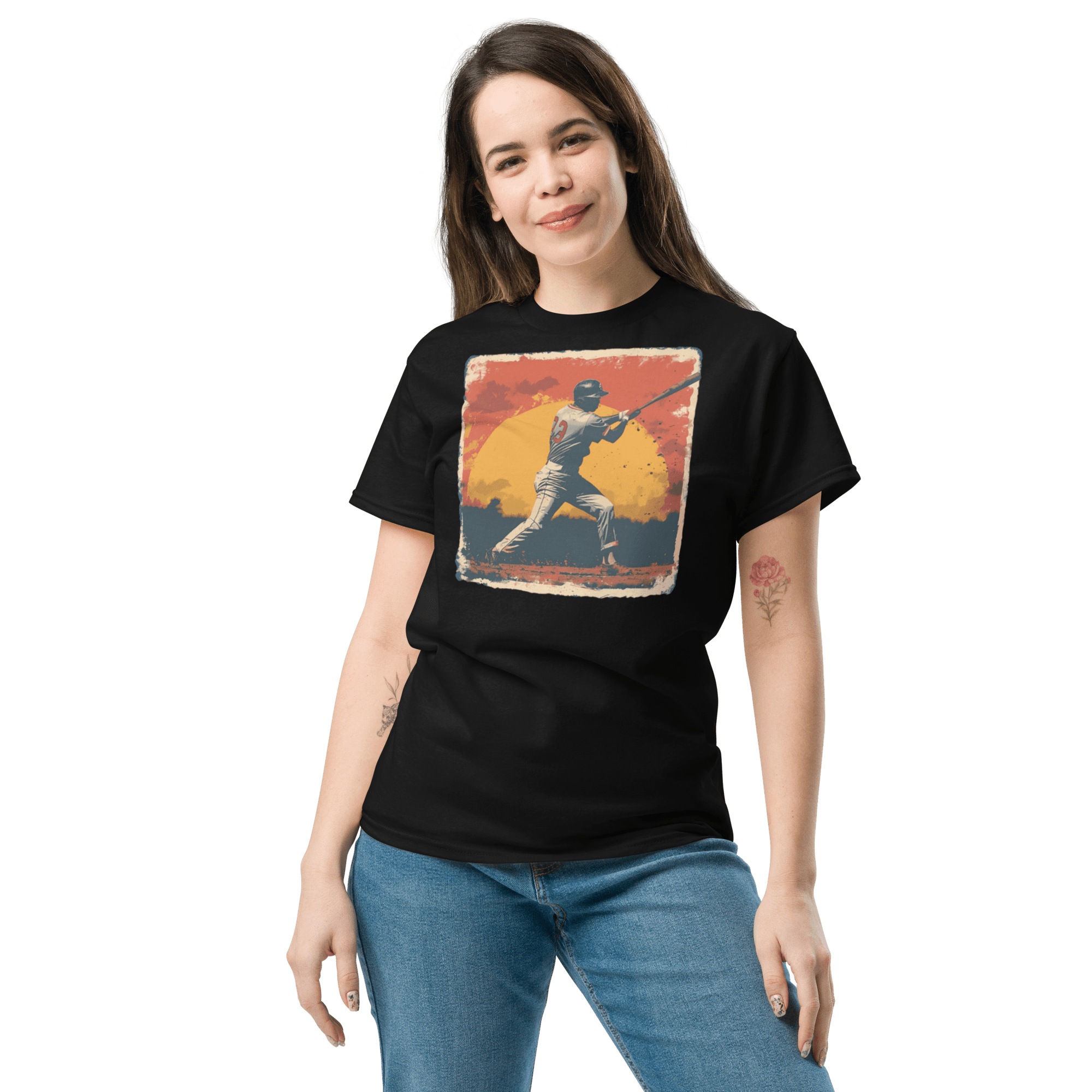 Baseballspieler Unisex classic T-Shirt
